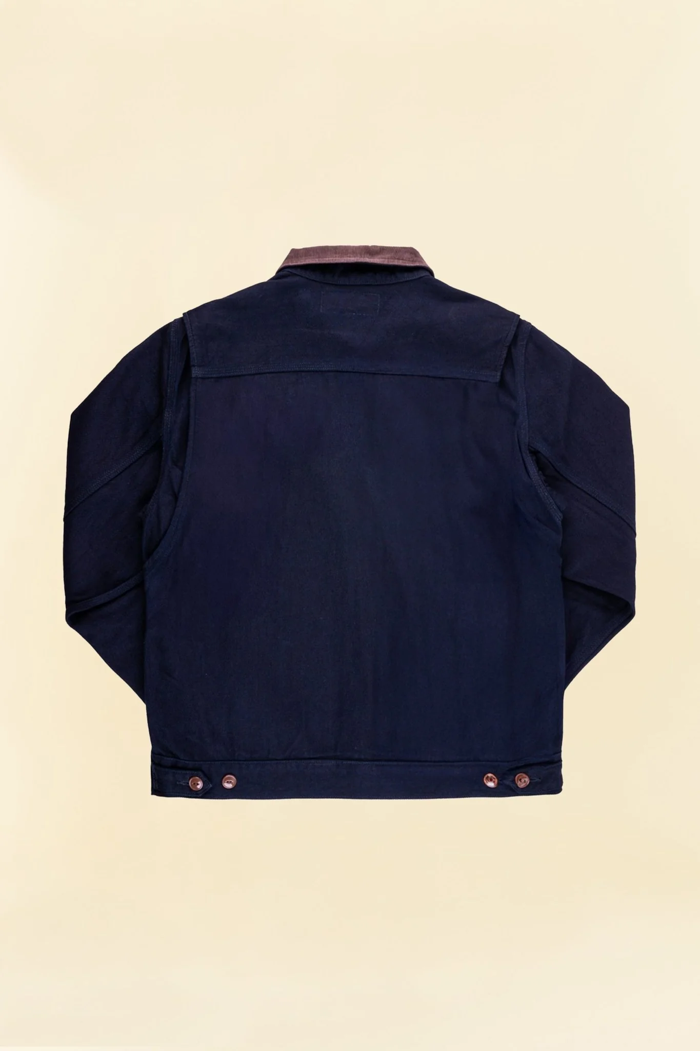 Iron Heart 12oz Kersey Work Jacket - Indigo/Black