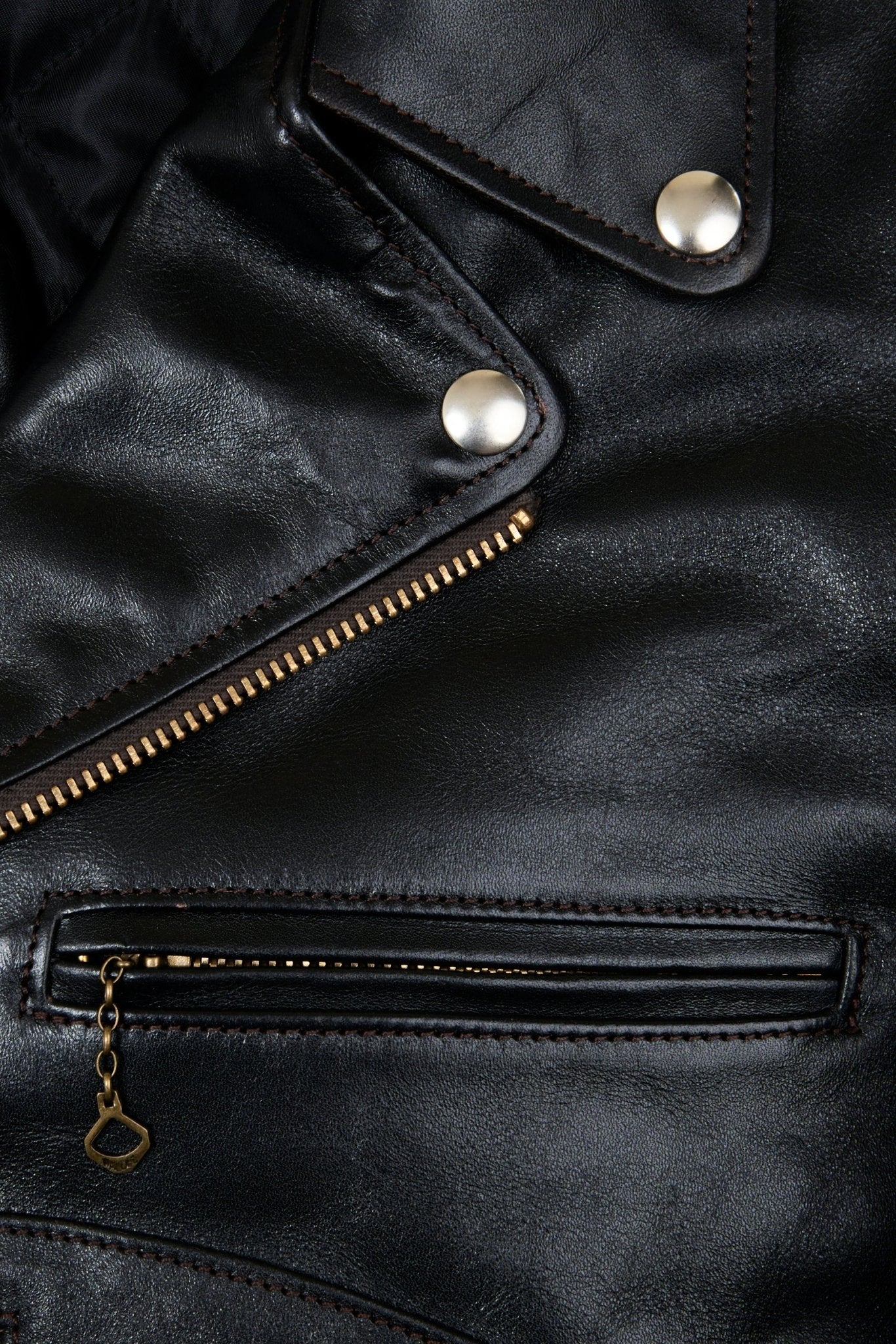 Double Helix 'Innovator' Horsehide Leather Jacket - Black