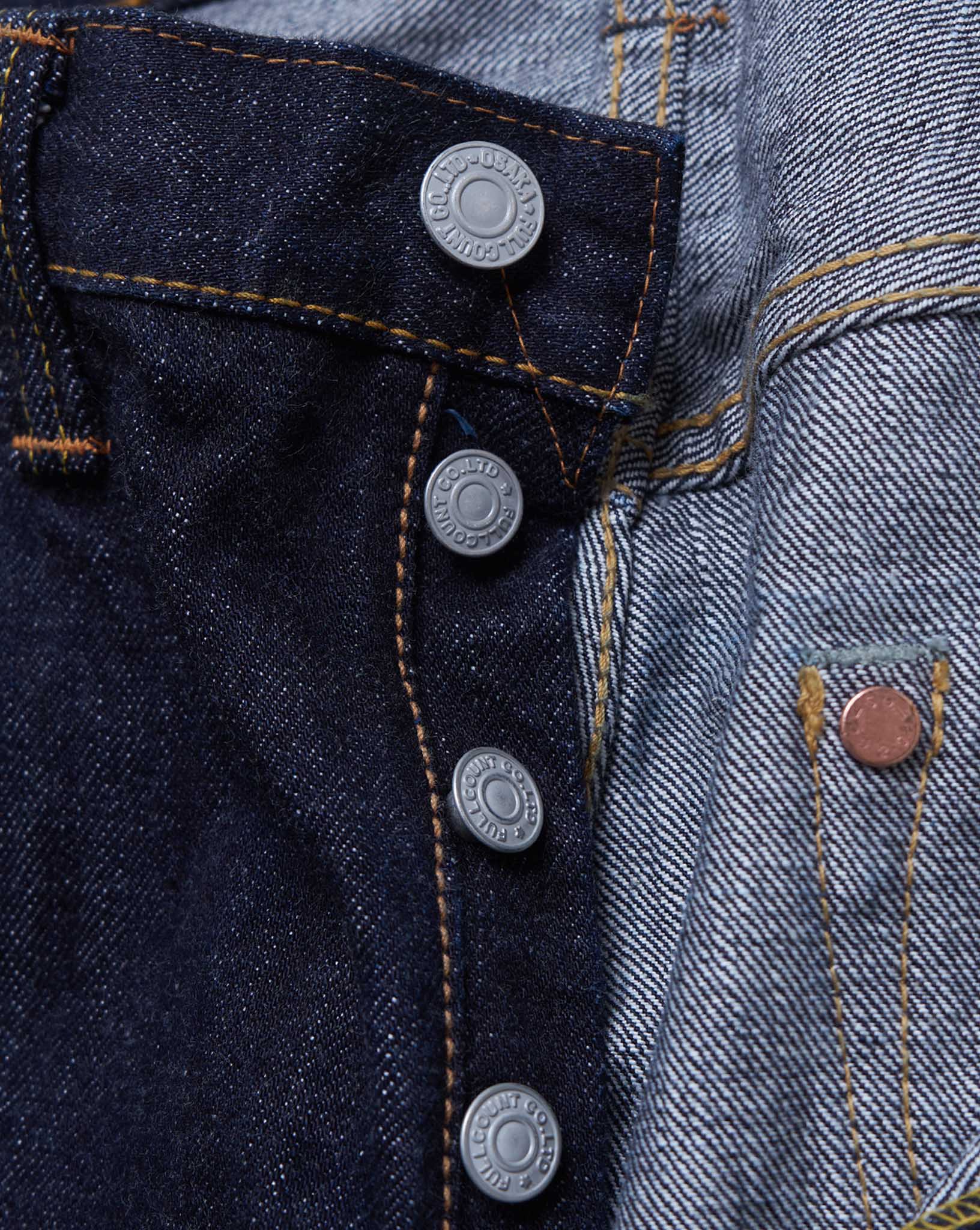 Fullcount 1108XX Slim Straight Selvedge Denim - 15.5oz