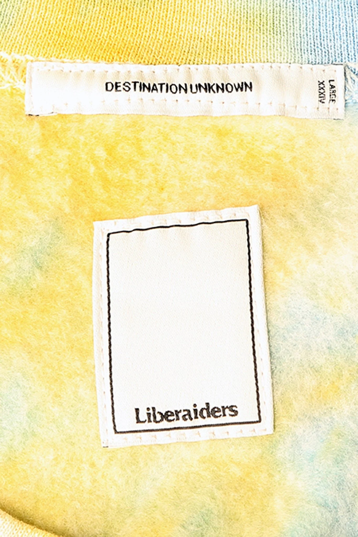 Liberaiders Tiedye Crewneck - Yellow