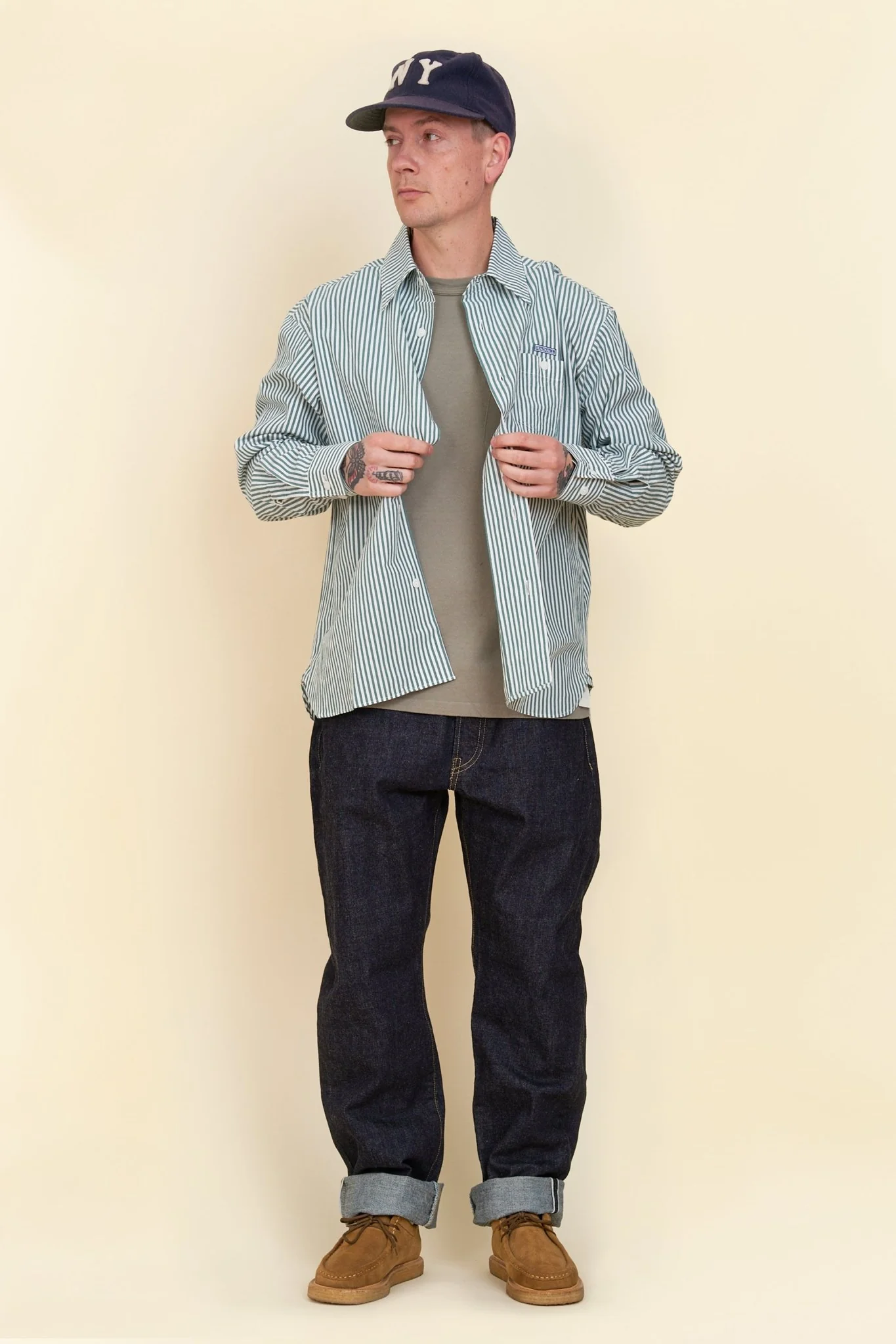 Radiall Wheel L/S Shirt - Green