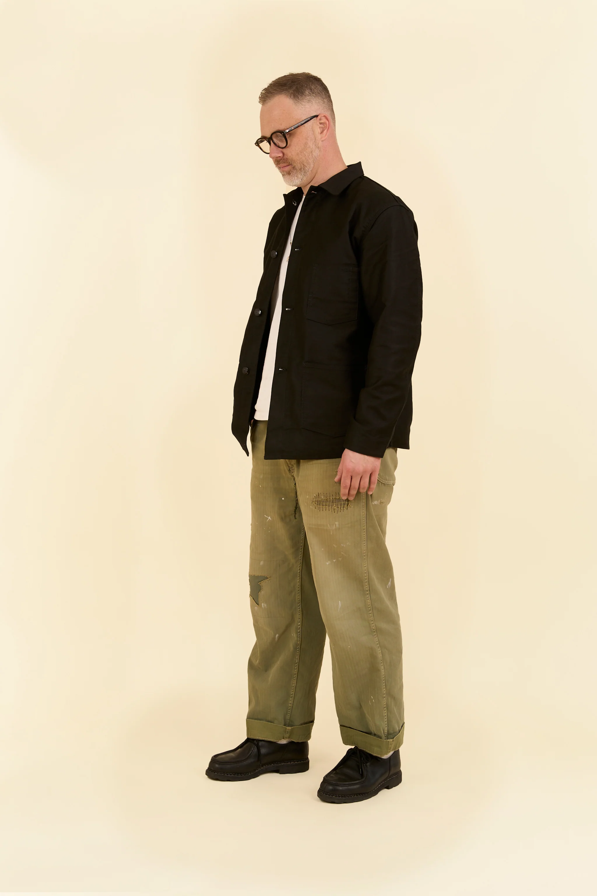 Wearmasters Moleskin Coverall Jacket - Black