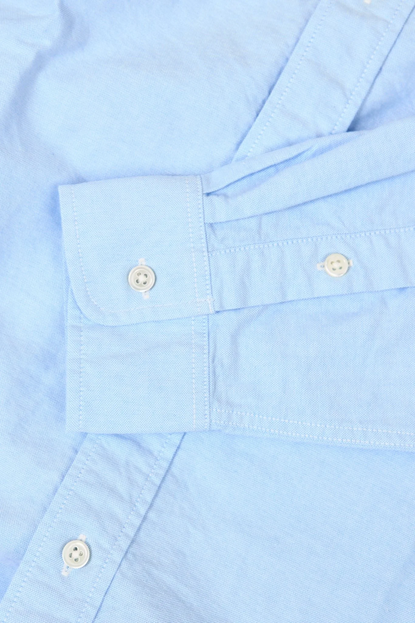 Pherrow's Button Down Oxford Shirt - Sax Blue