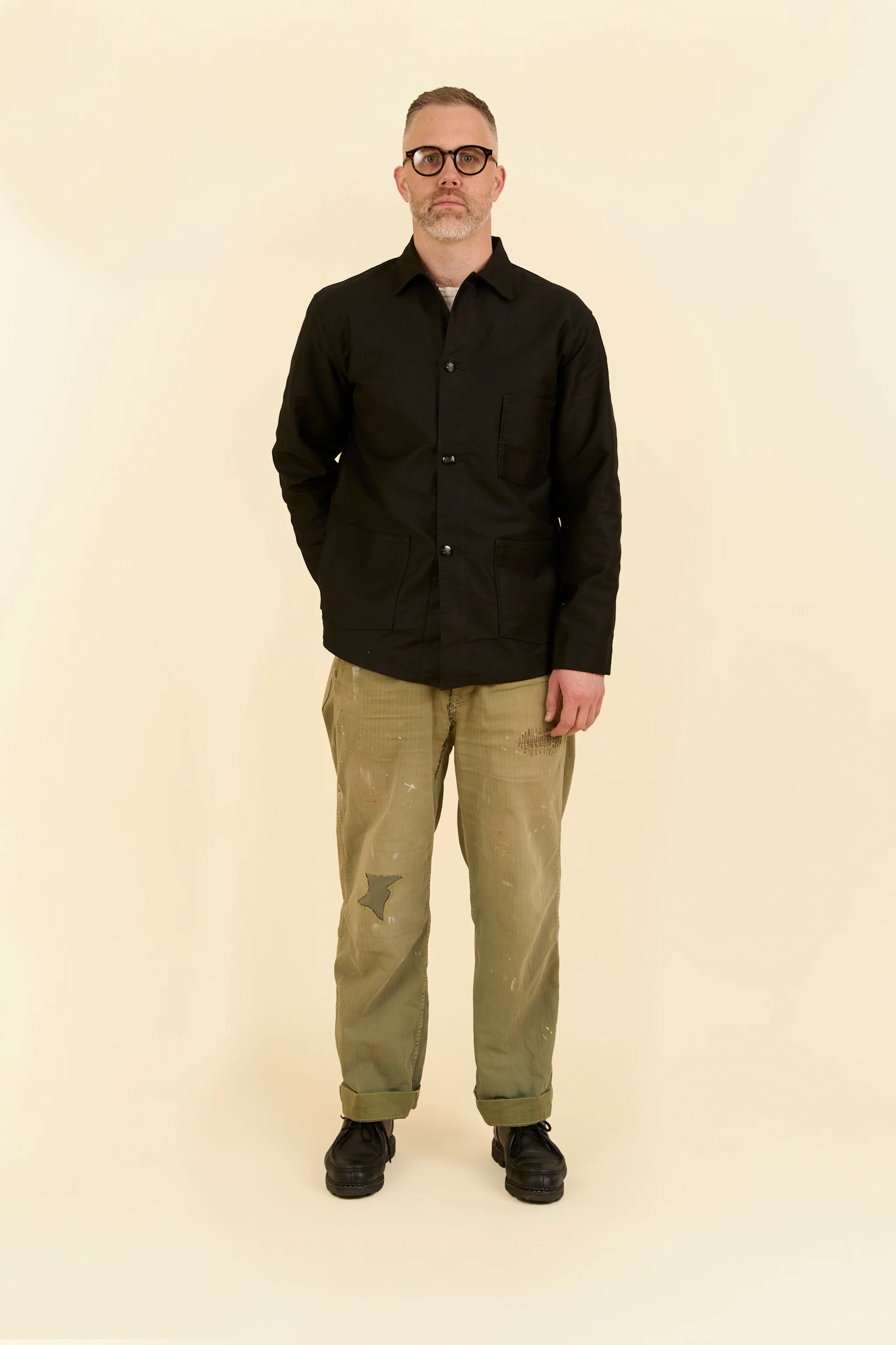 Wearmasters Moleskin Coverall Jacket - Black