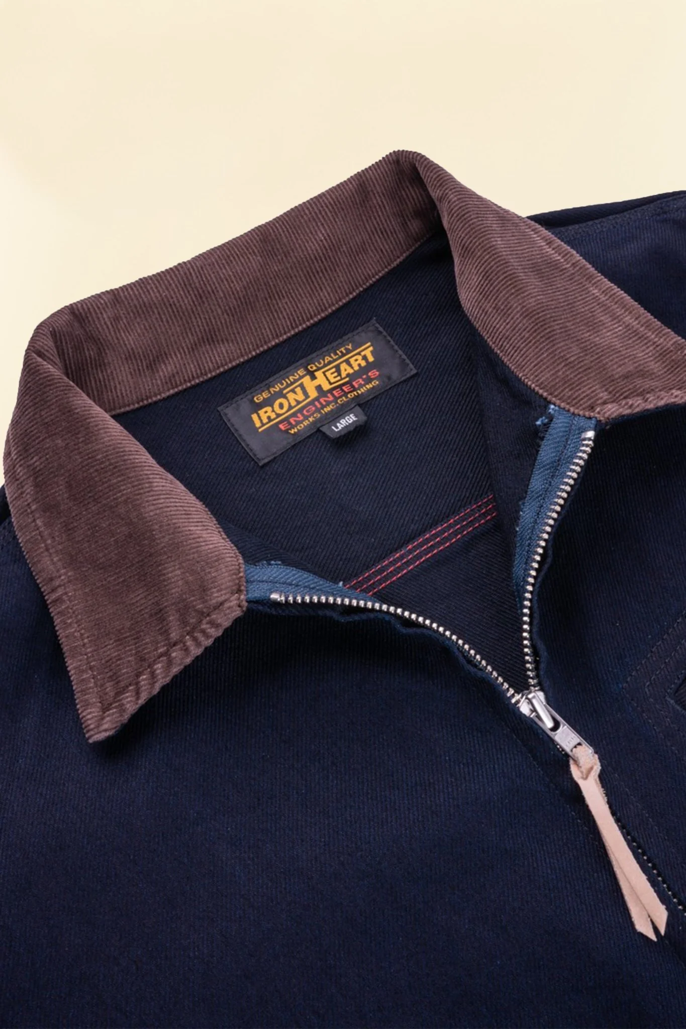 Iron Heart 12oz Kersey Work Jacket - Indigo/Black