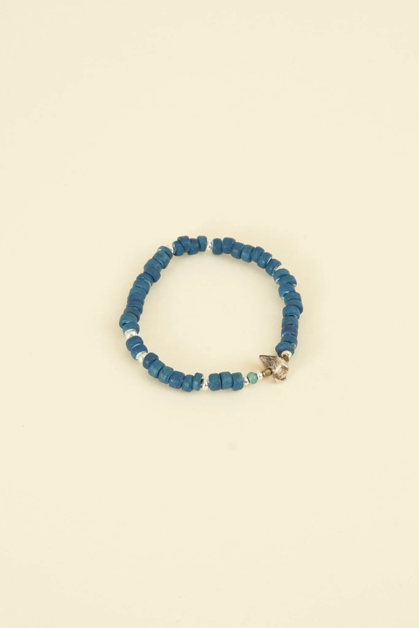 SunKu Indigo Dye Medium Beads Bracelet