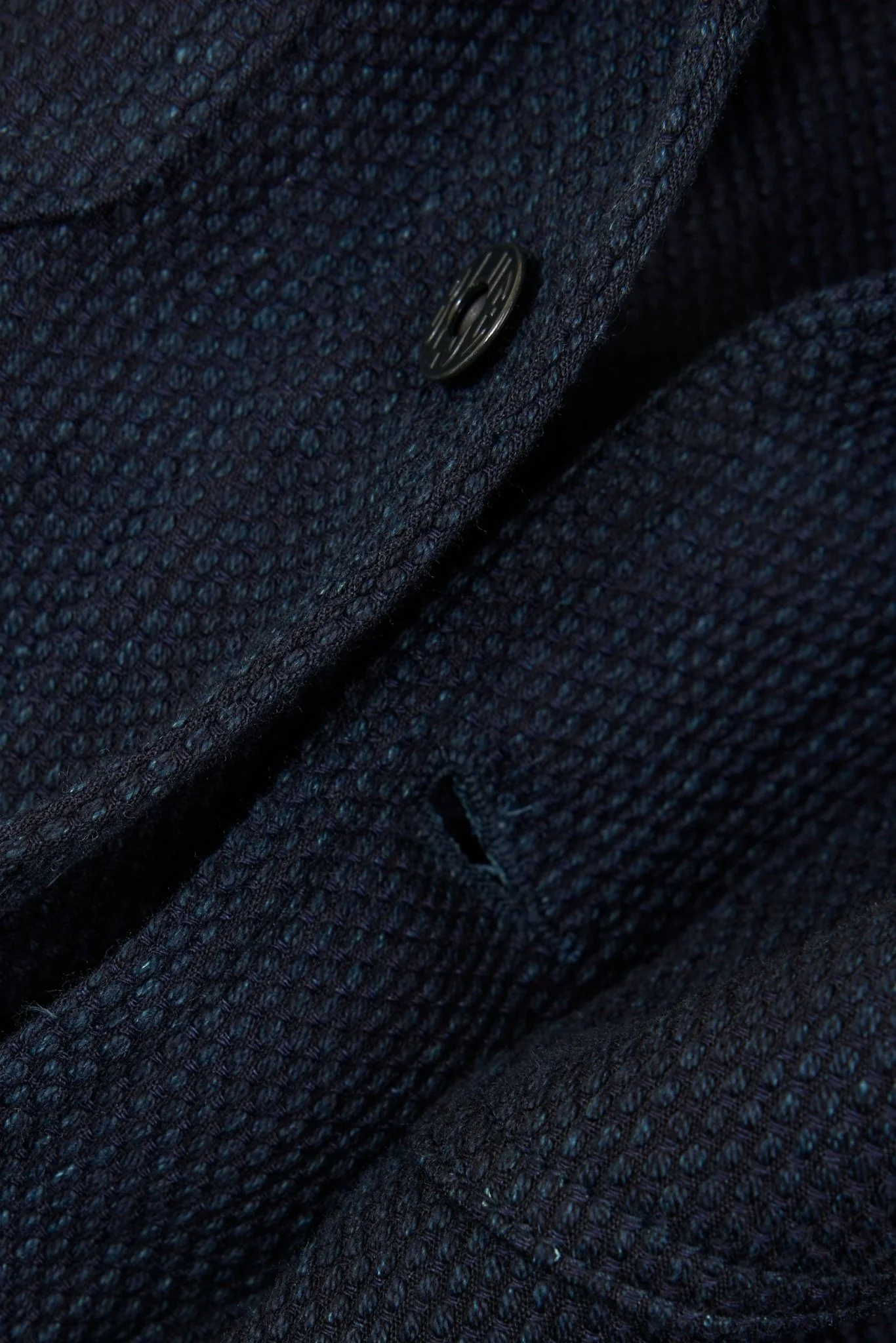 Japan Blue 11oz Sashiko Chore Coat - Indigo