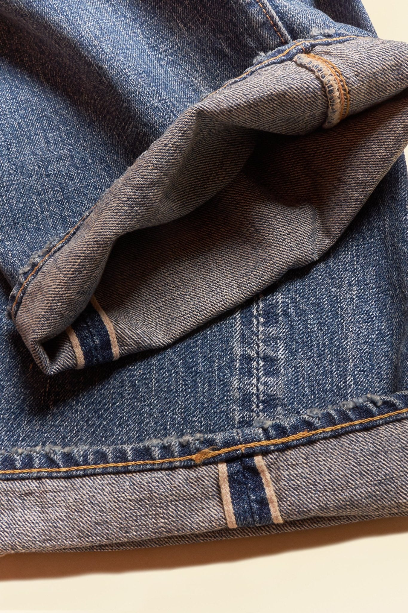 Fullcount 0105 Dartford Washed Straight Selvedge Denim - 13.7oz