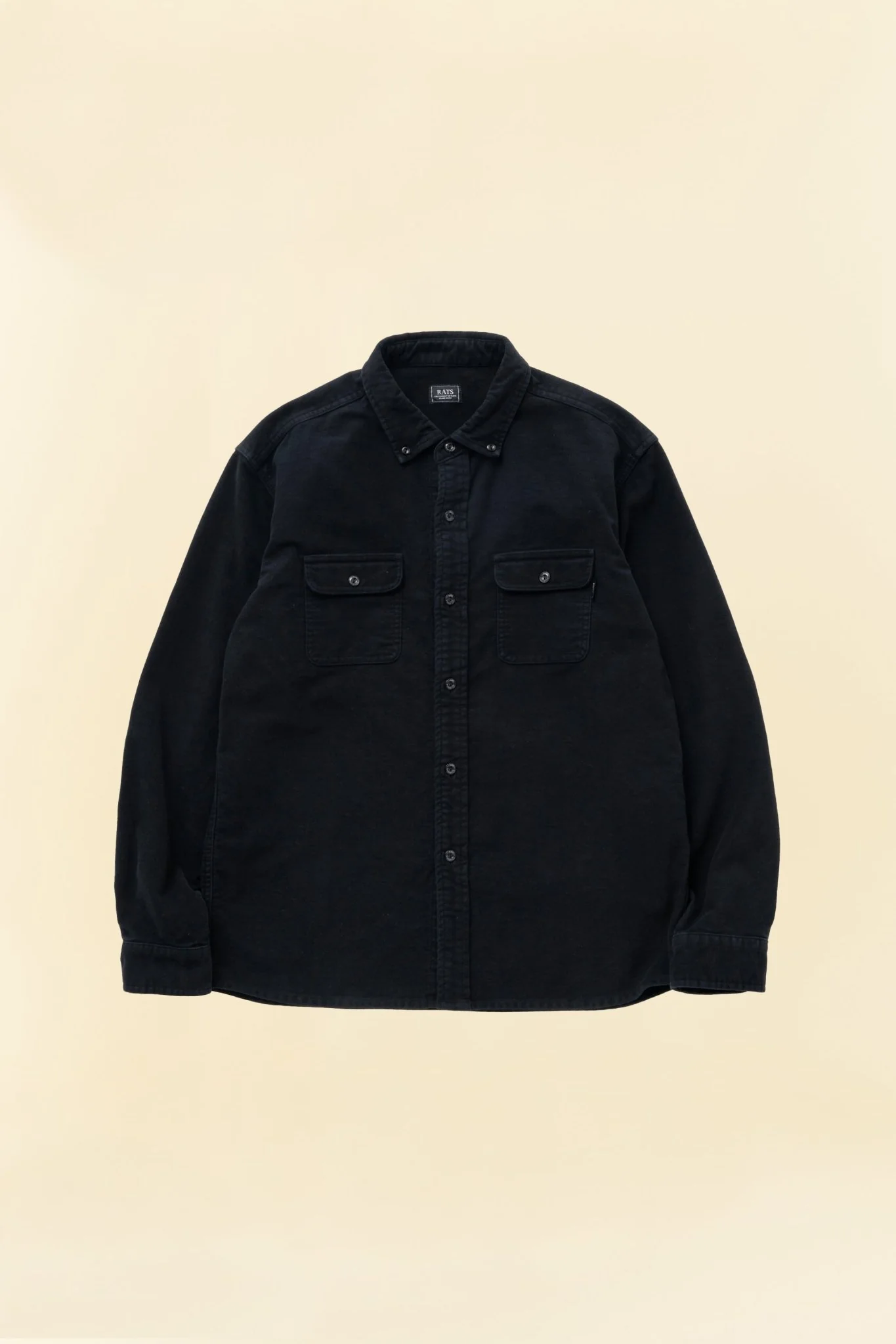 Rats Moleskin B.D Shirt - Black