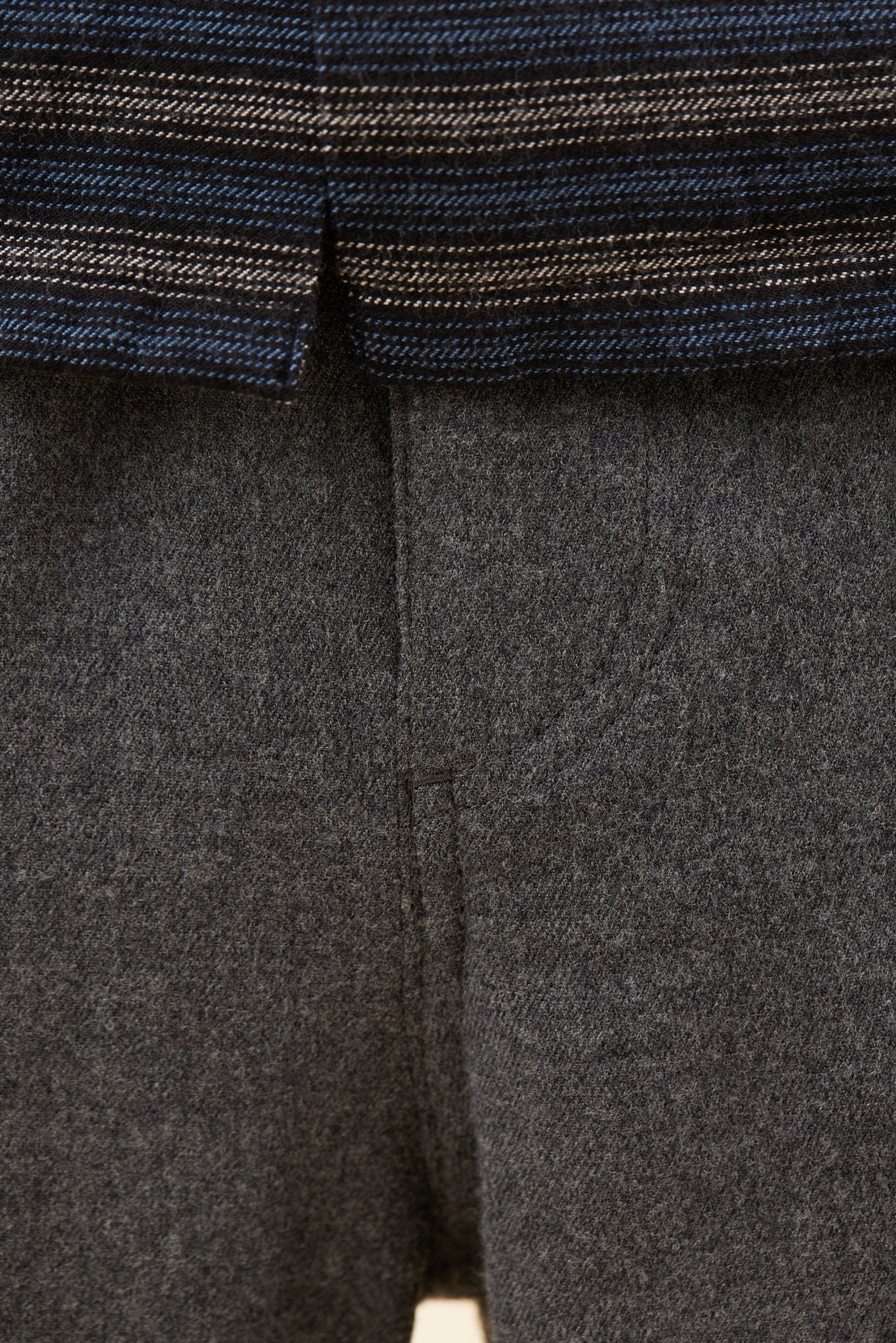 Rats Wool Knit Easy Pants - Charcoal