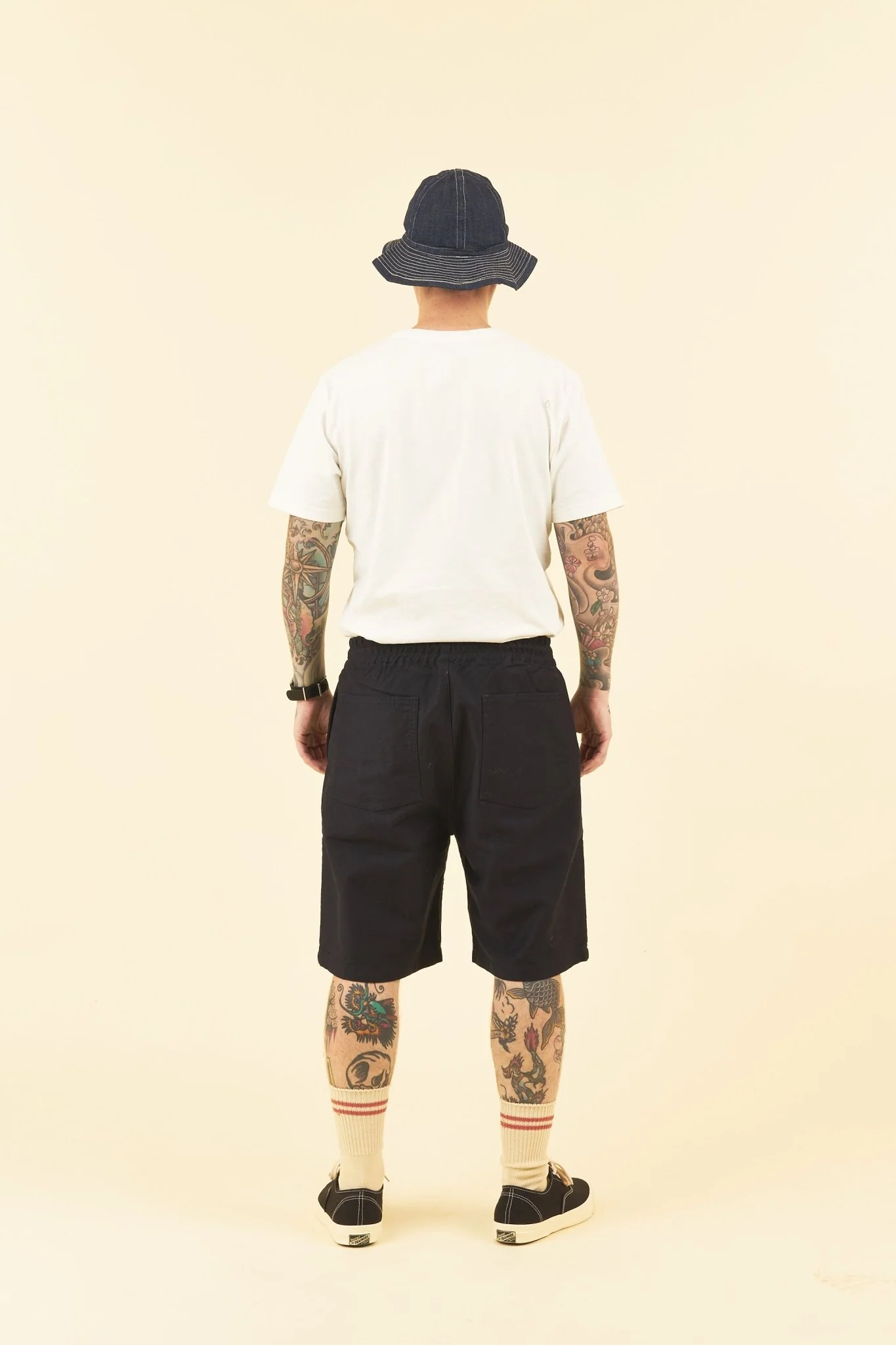 Fullcount Sateen Easy Shorts - Black