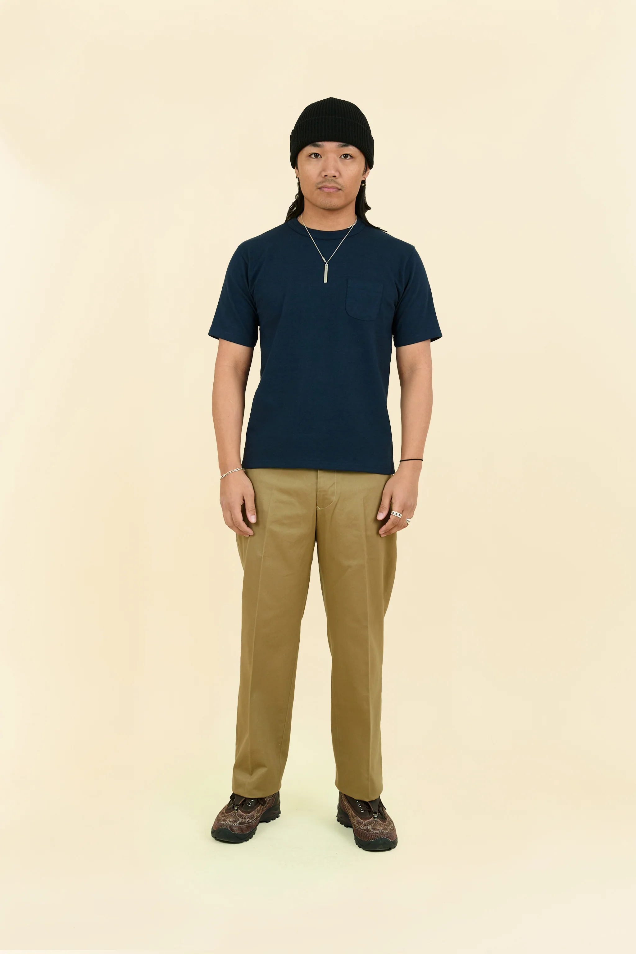 Godspeed Heavyweight Daimaru 10oz Pocket T-Shirt - Navy