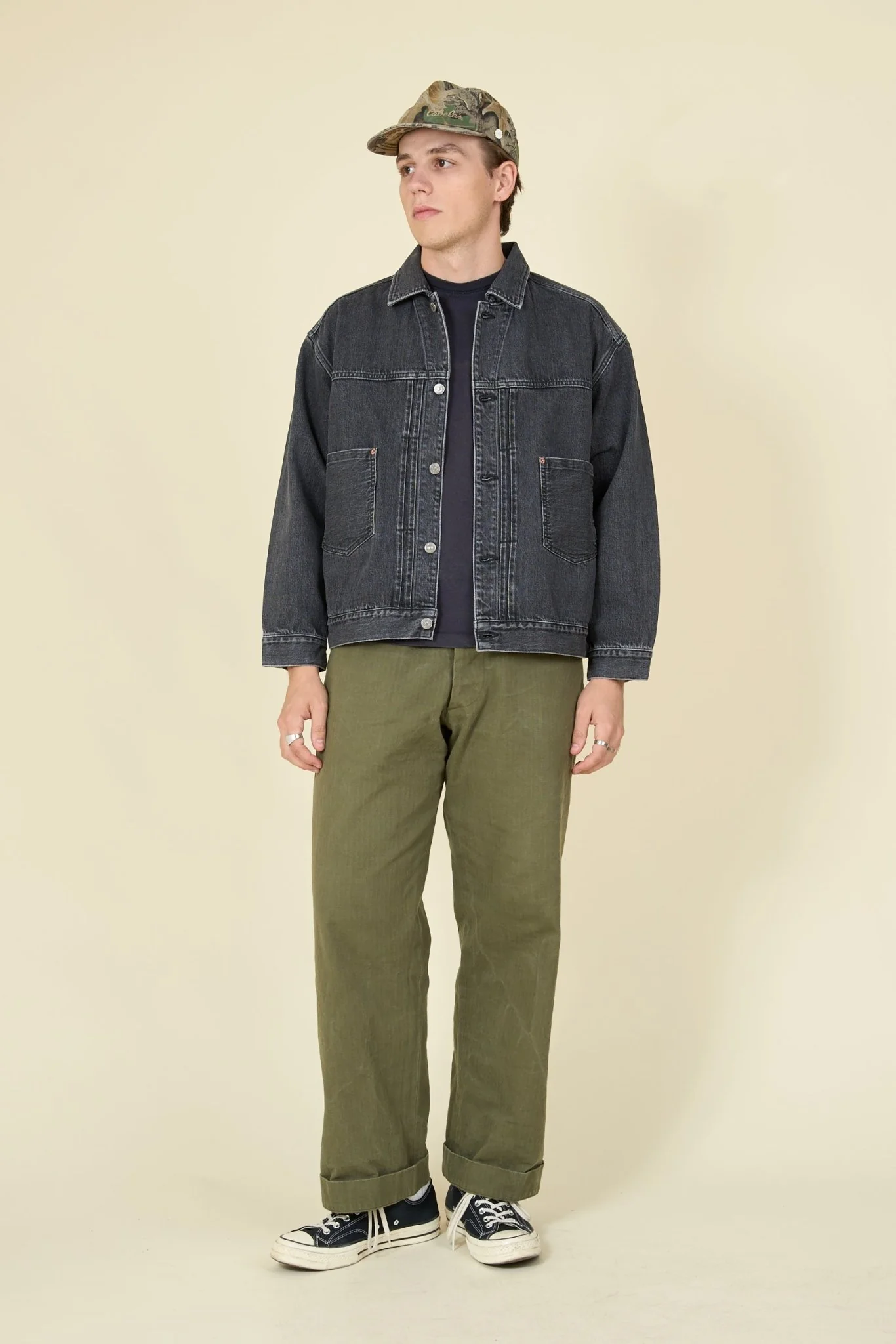 Radiall Classic 350 Modified Type 2 Jacket - Washed Black