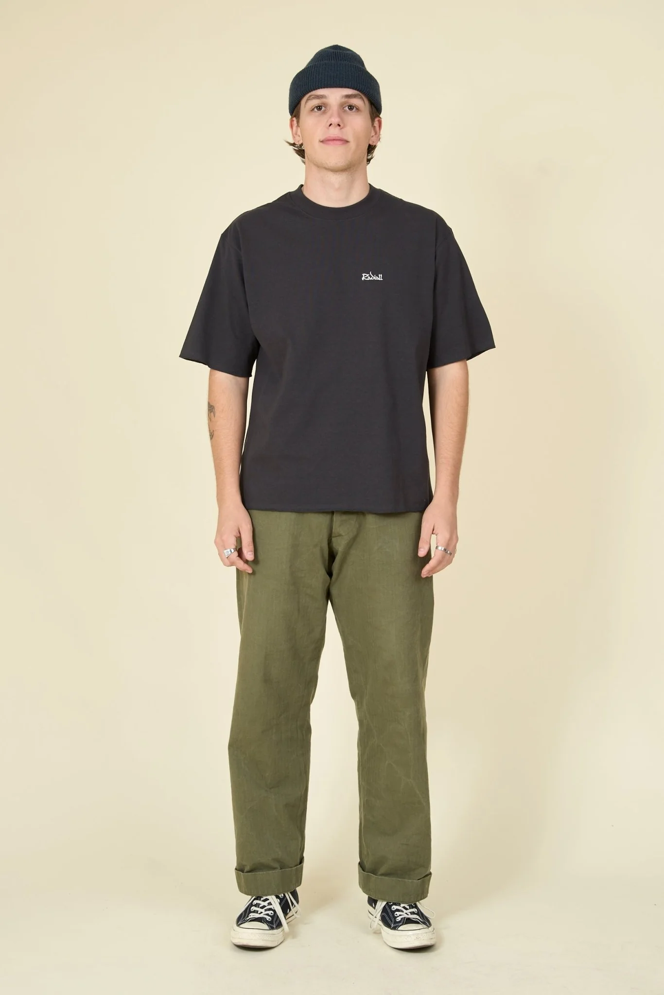 Radiall Old School T-Shirt - Ink Black