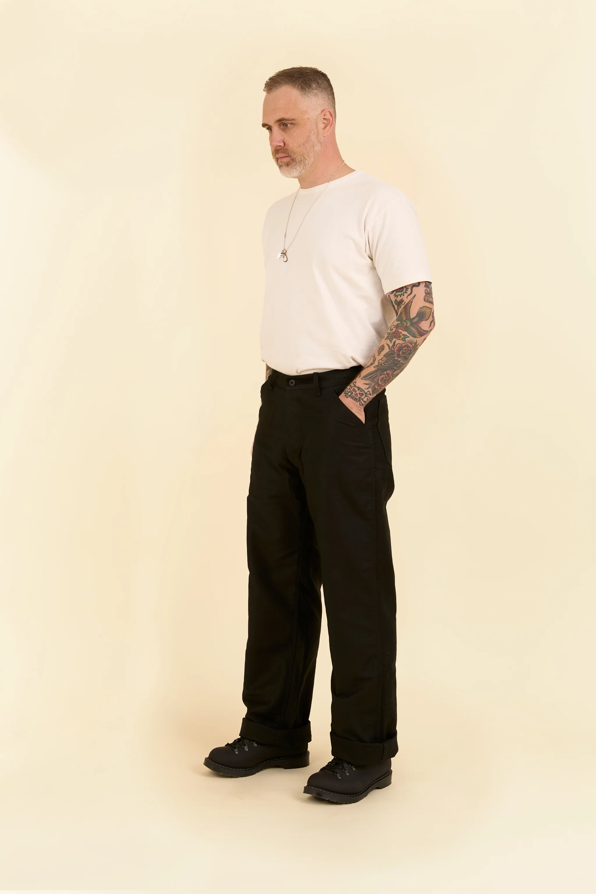 Wearmasters Moleskin Painter Pants - Black