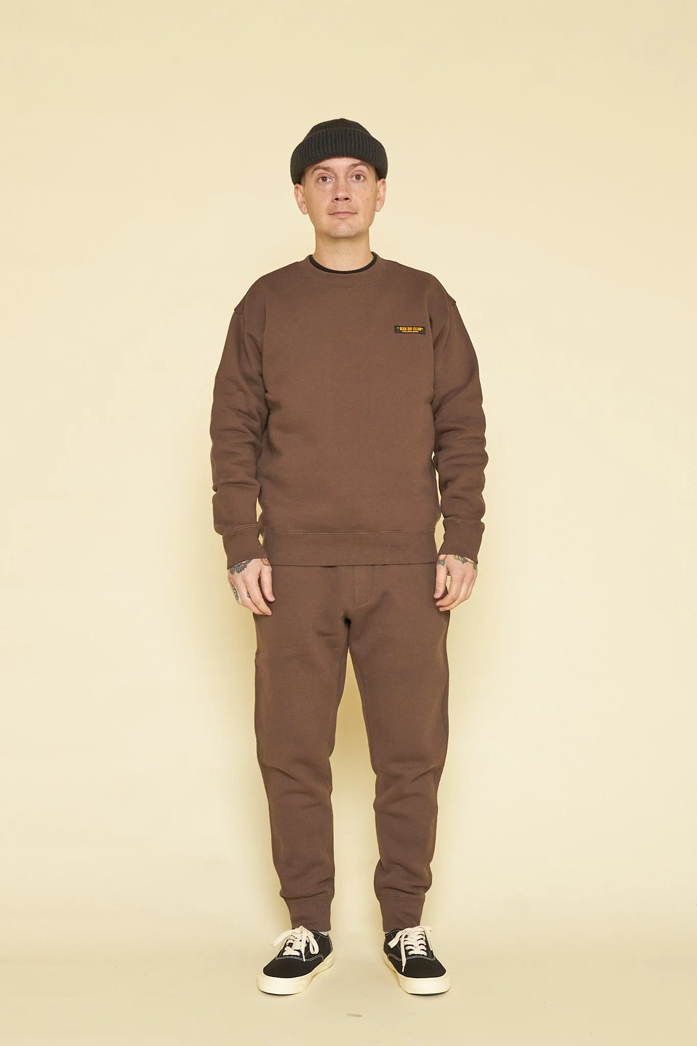 Rats Classic Crew Neck Sweatshirt - Brown