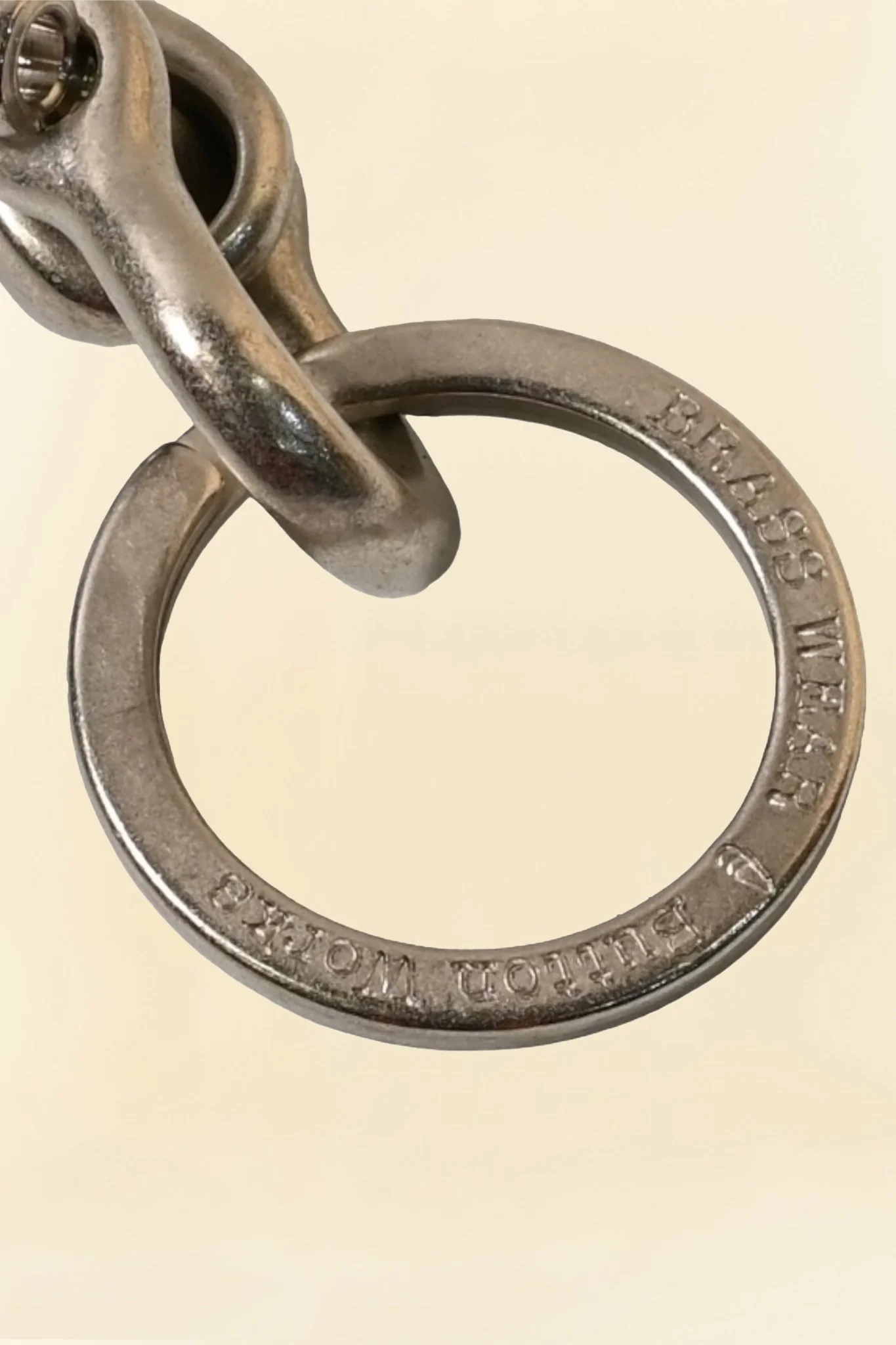 Button Works Nickel Fish Hook Key Holder