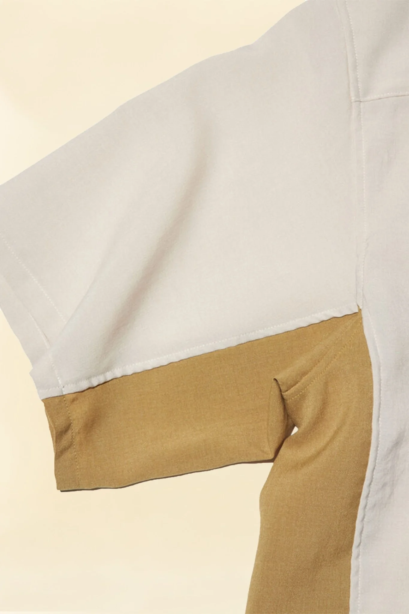 Radiall Hammond S/S Open Collared Shirt - Root Beer