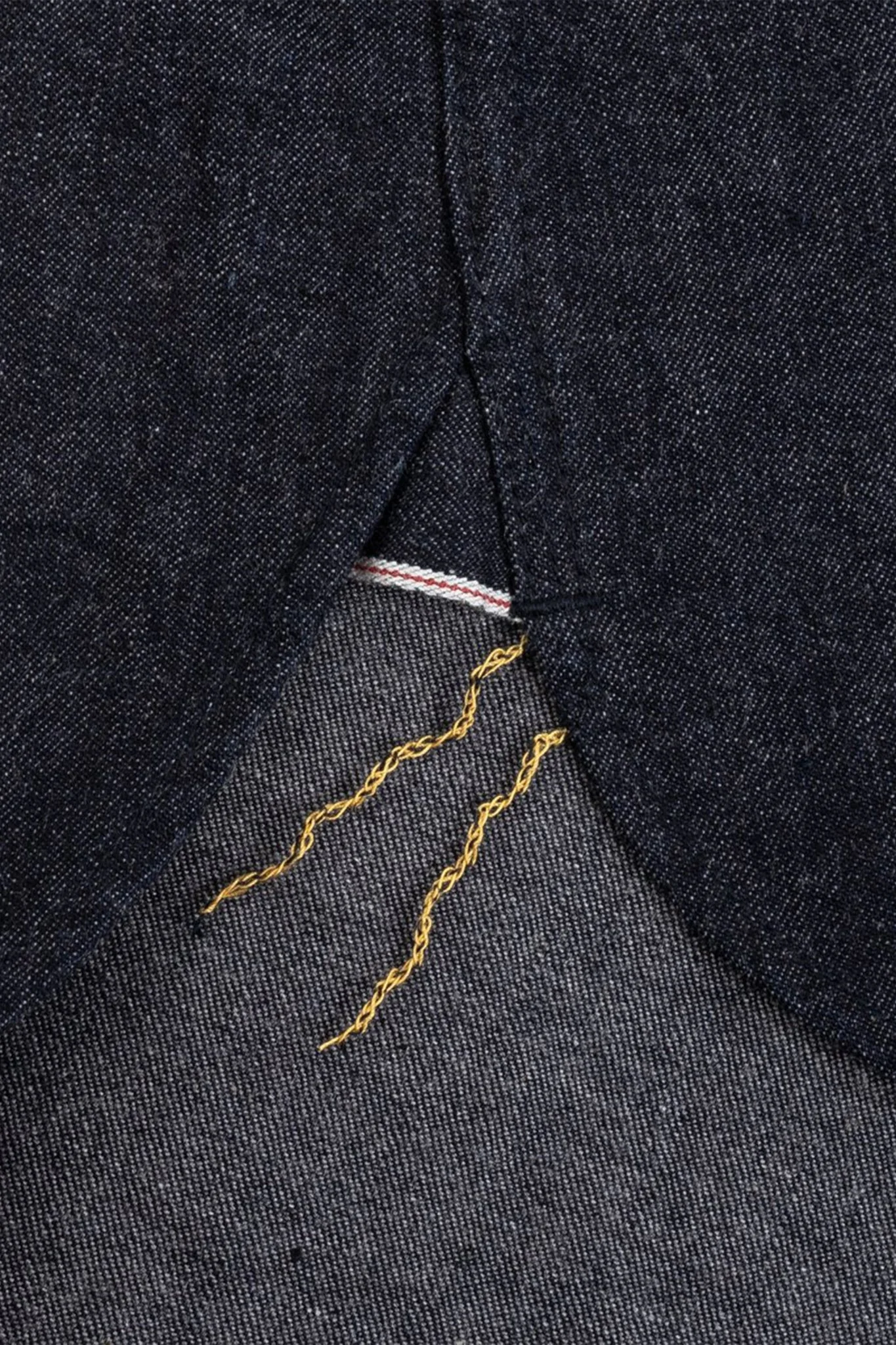 Iron Heart 10oz Selvedge Tonal Denim Work Shirt - Indigo