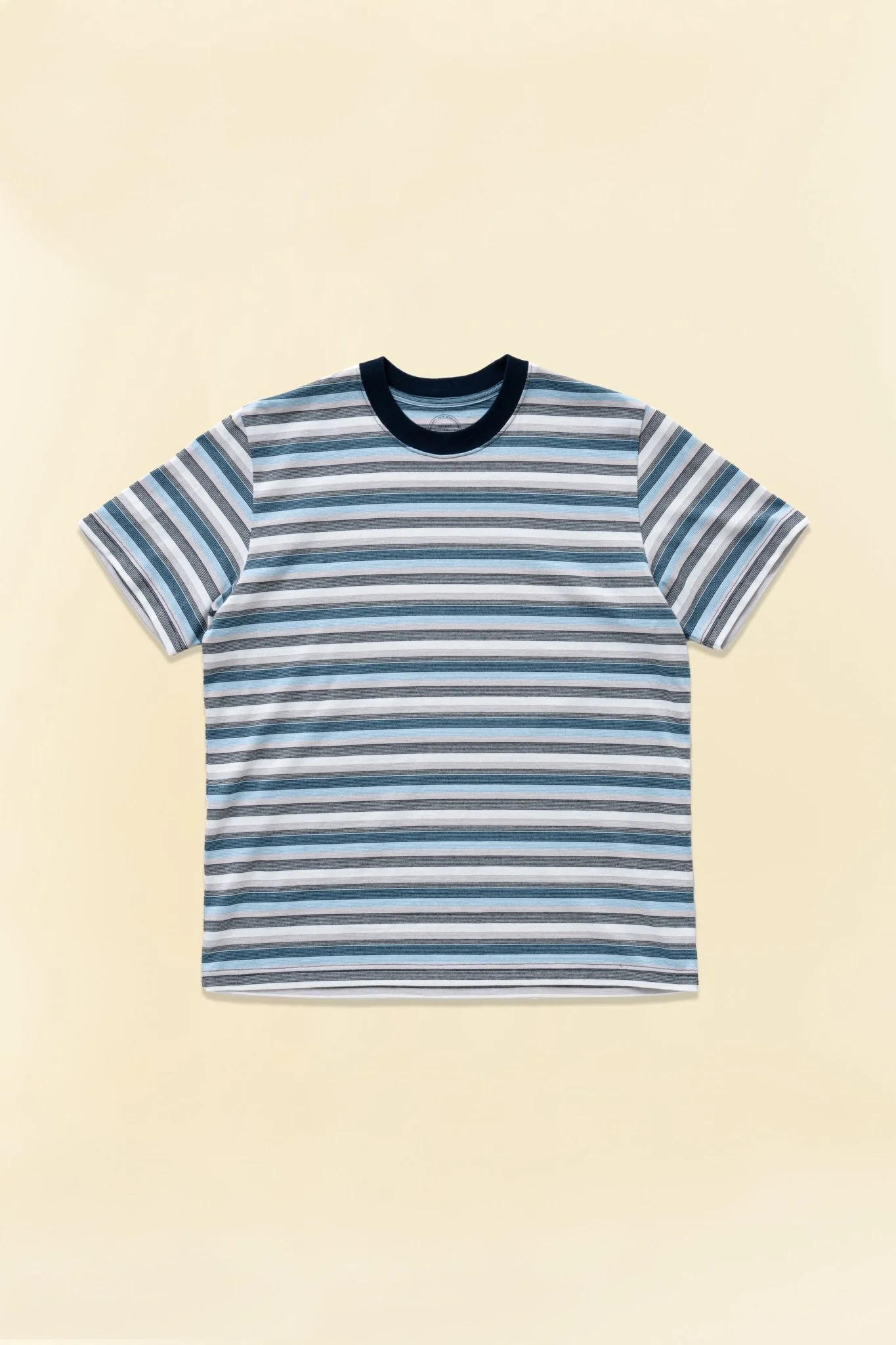 Rats Border Tee - Blue / White / Black