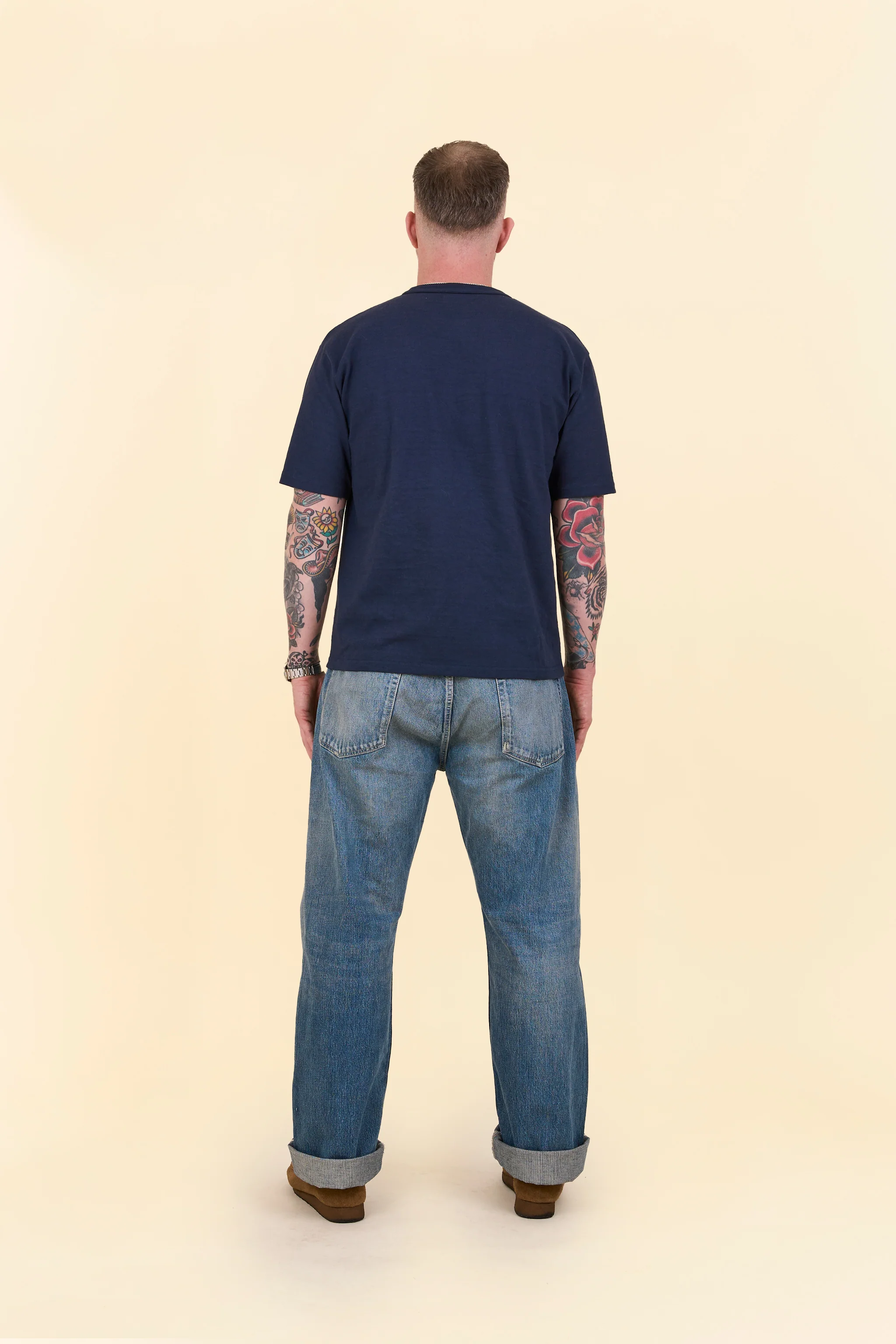 Godspeed 1950uv - 13oz Vintage Wash Wide Straight Selvedge Denim