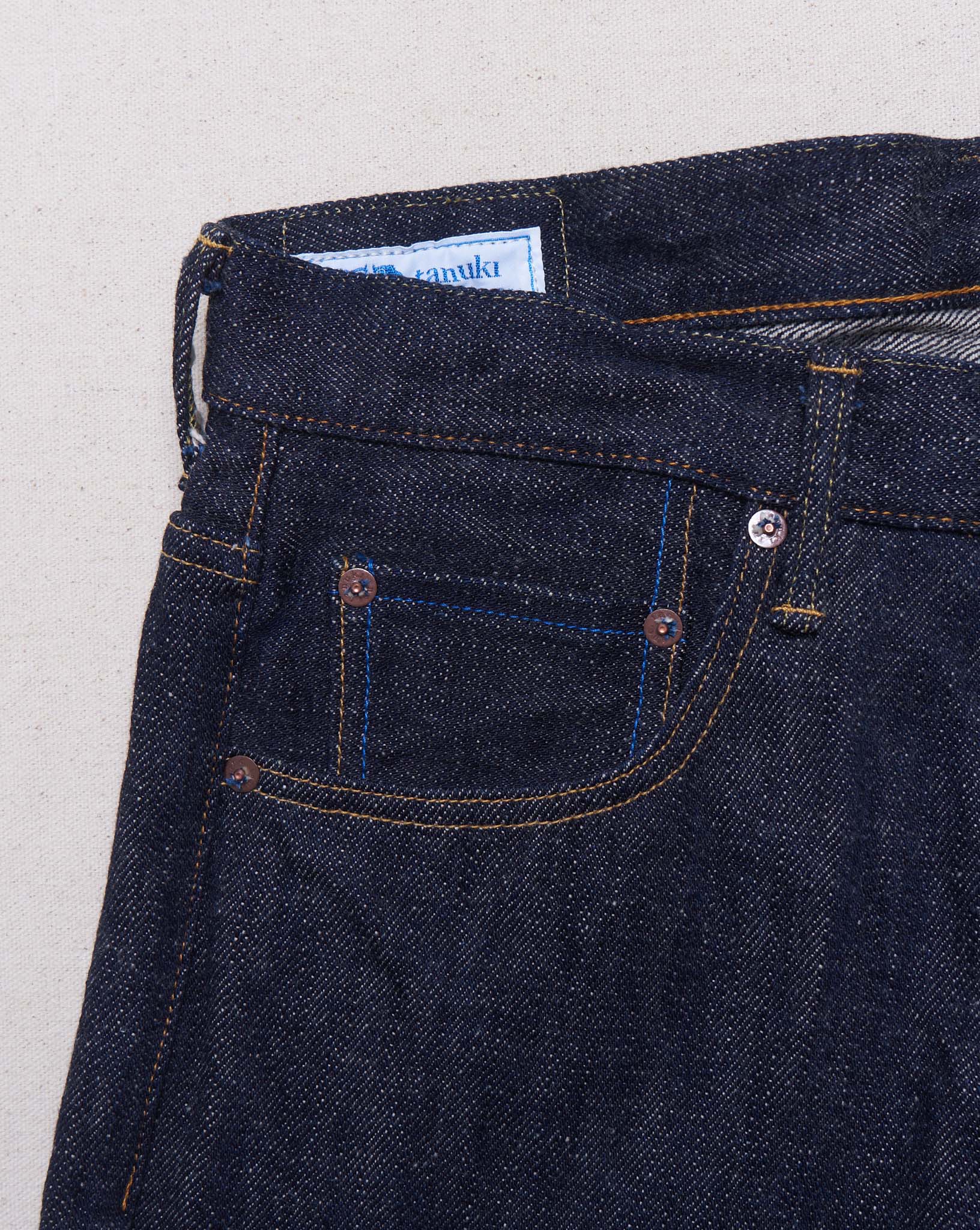 Tanuki 18.7oz MIHT 'Miyabi' High Rise Tapered Selvedge Denim