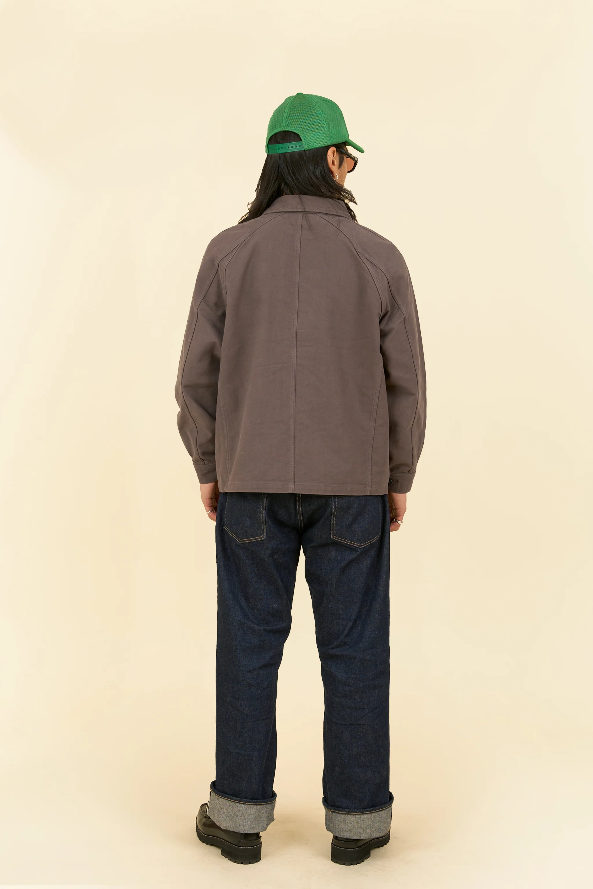 Pherrow's Nappa Workwear Jacket - Charcoal