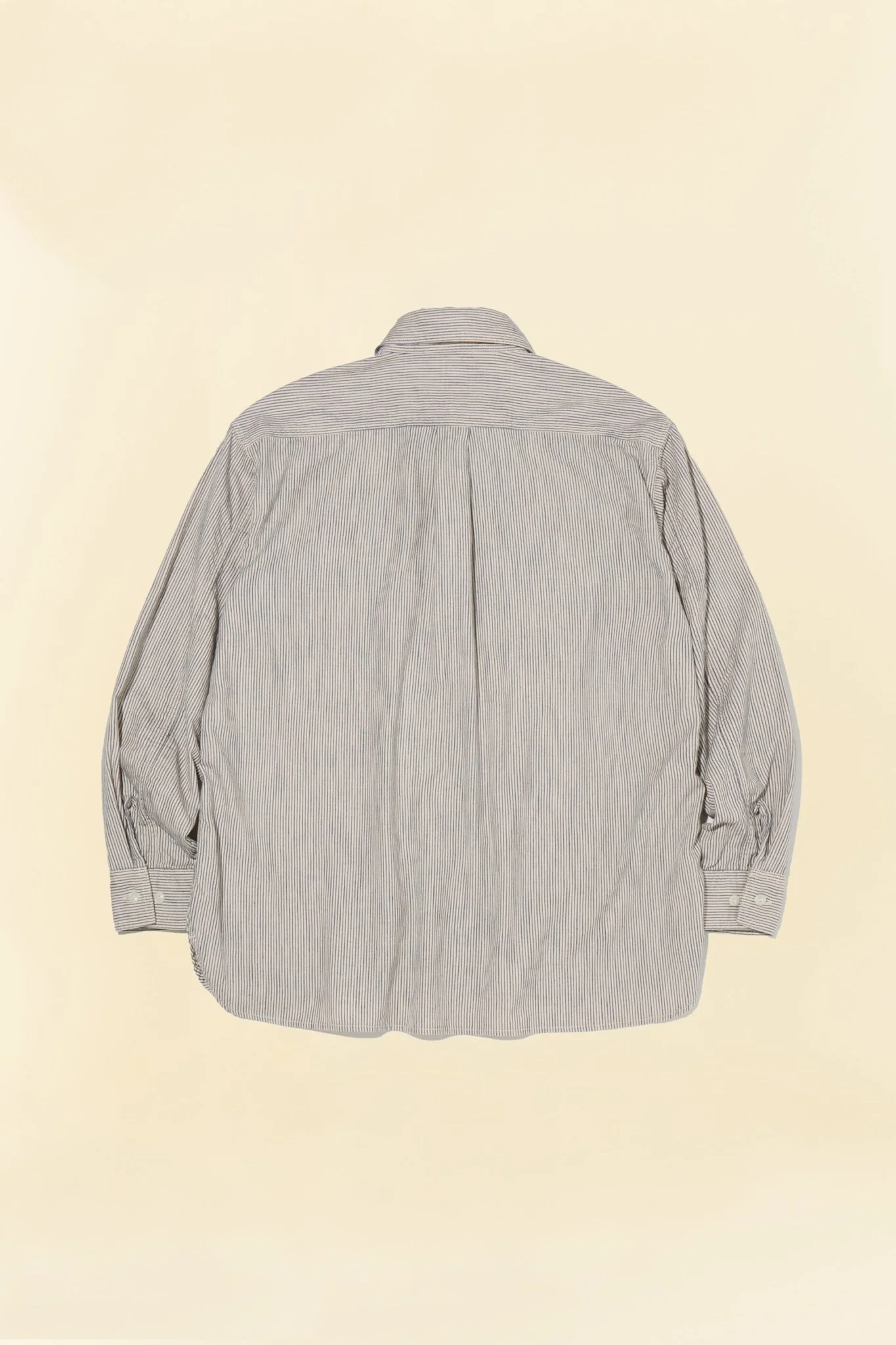 Radiall Wheels L/S Work Shirt - Hickory Stripe
