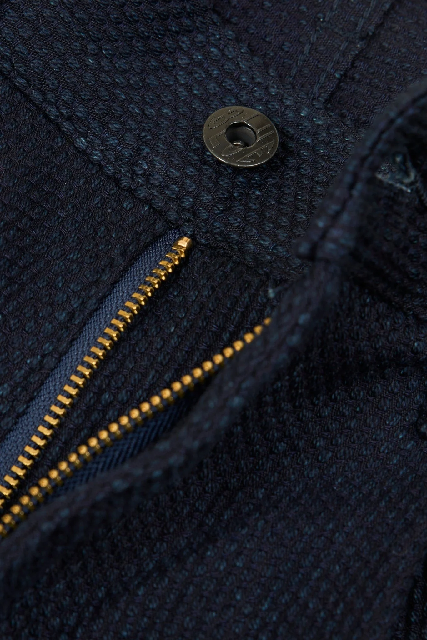 Japan Blue 11oz Sashiko Wide Tapered Pants - Indigo