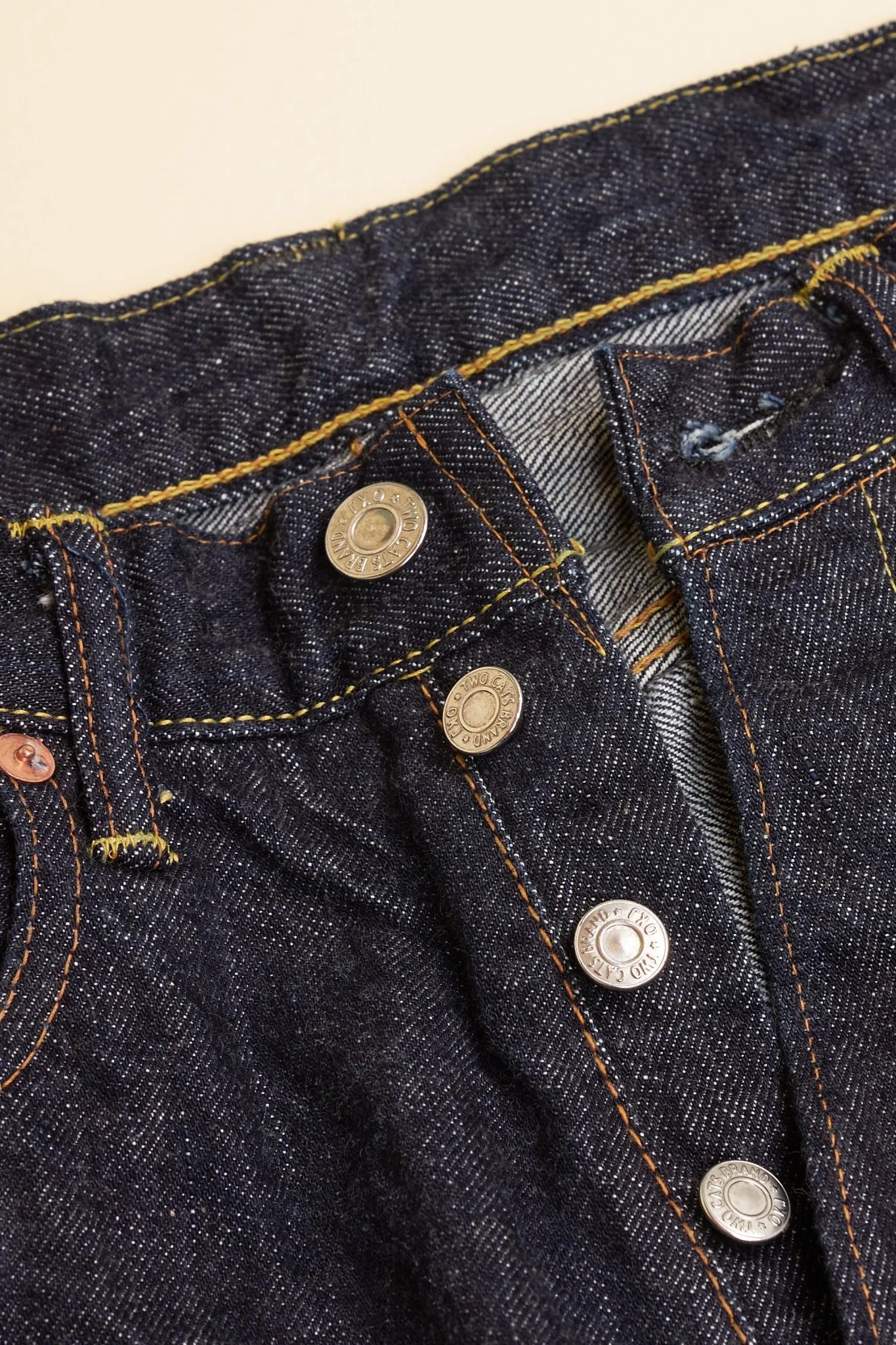 TCB Jeans 50's XX High Rise Straight Denim - 13.5oz