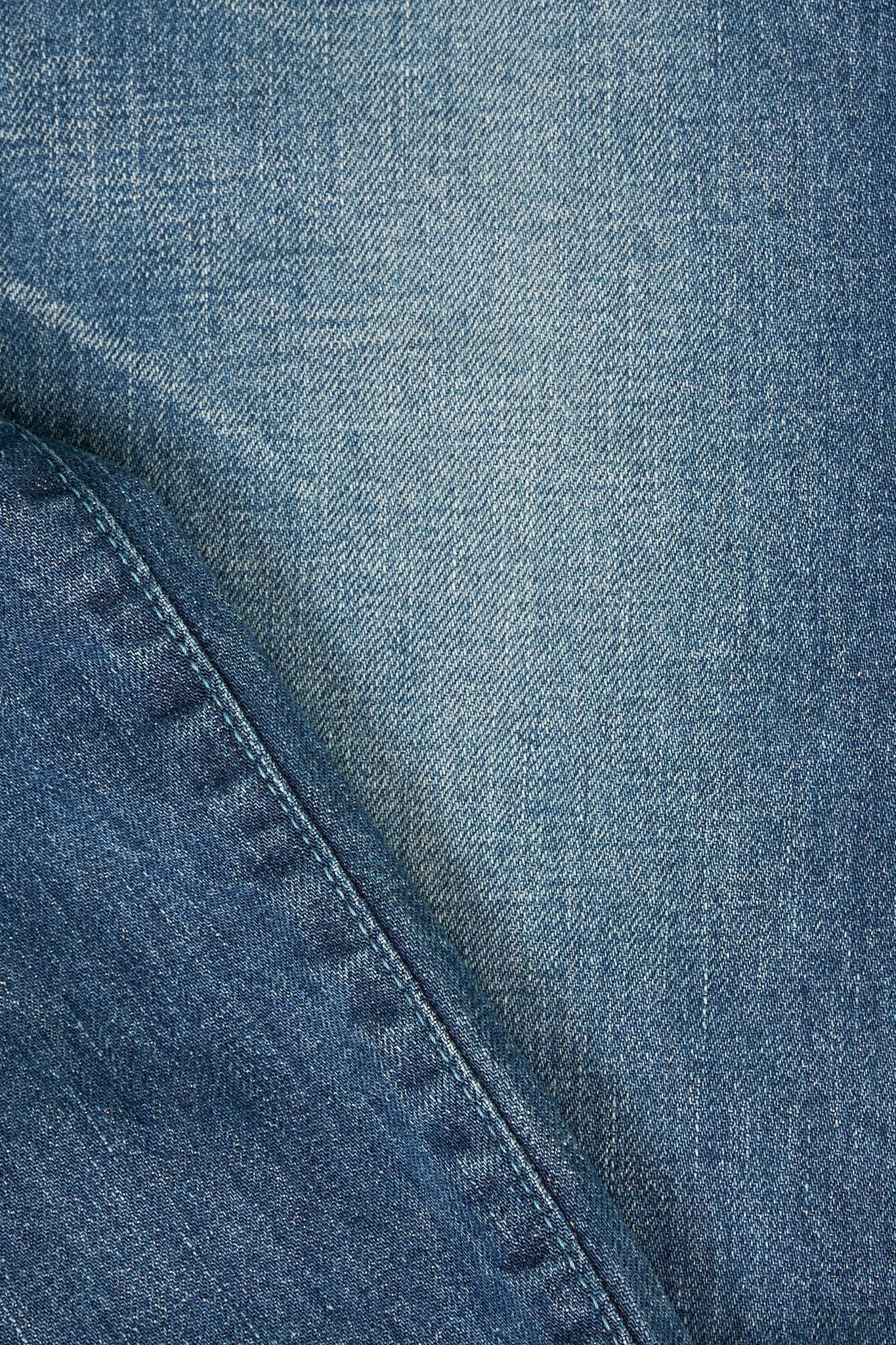 Japan Blue J504 Africa Loose Fit Mid Wash Selvedge Denim - 12.5oz