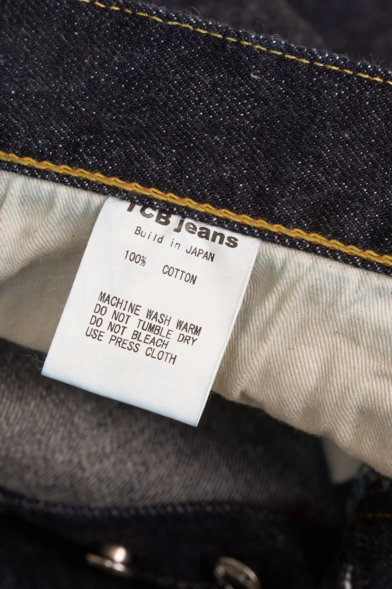 TCB Jeans Slim T 50's XX Medium Rise Slim-Tapered Denim - 13.5oz