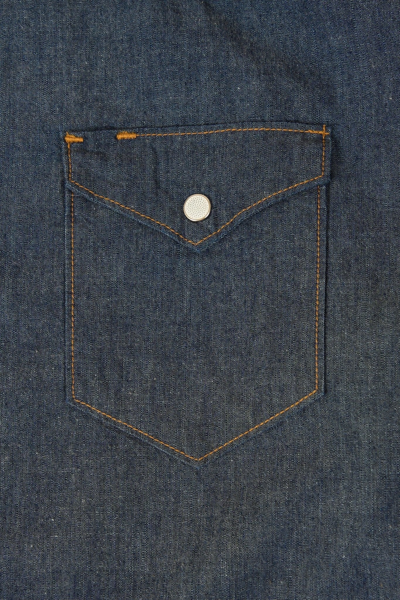 Dubble Works Lot. 43001 Western Shirt - Indigo