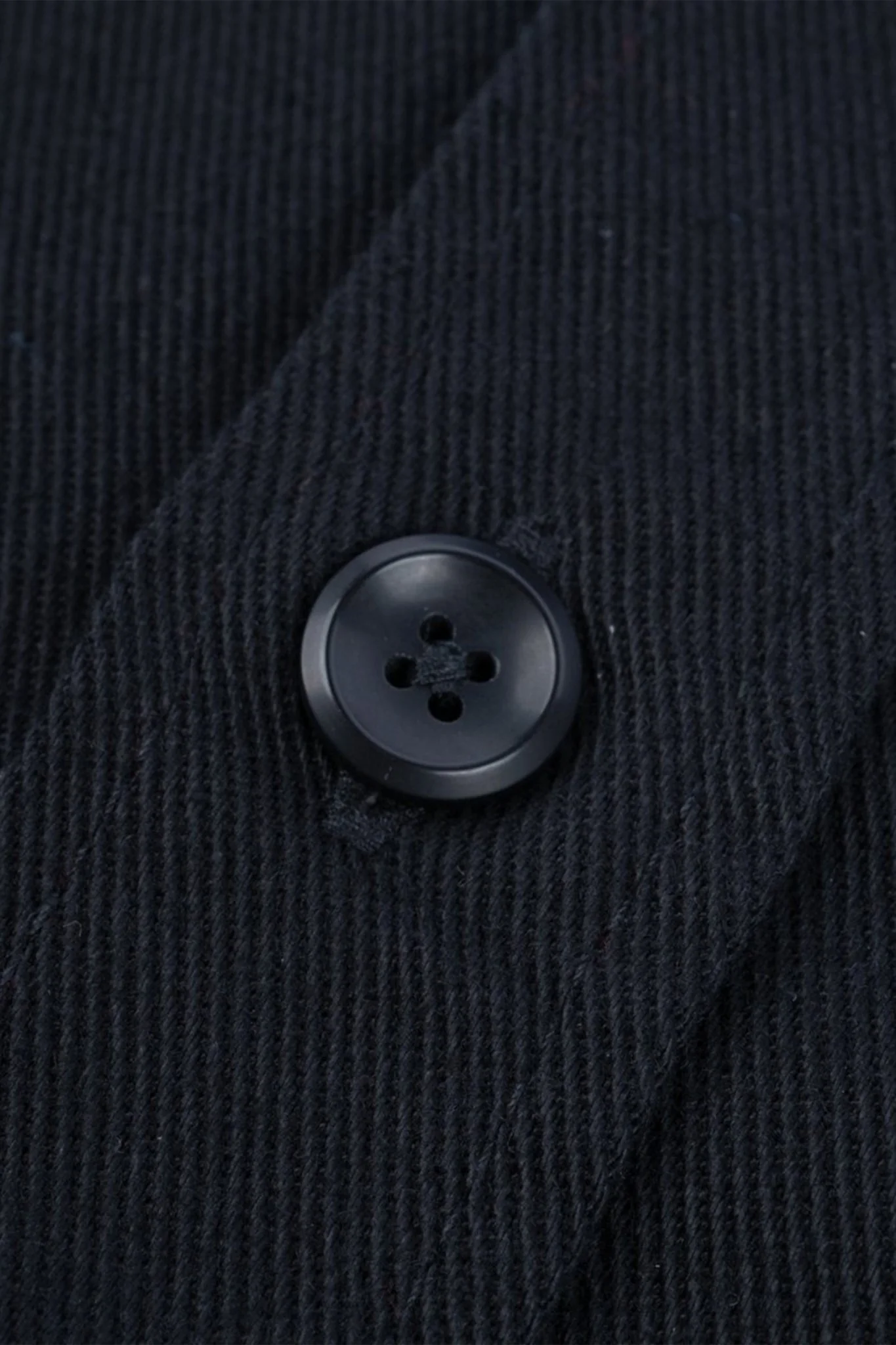 Iron Heart 9oz Cotton Linen Work Shirt - Black