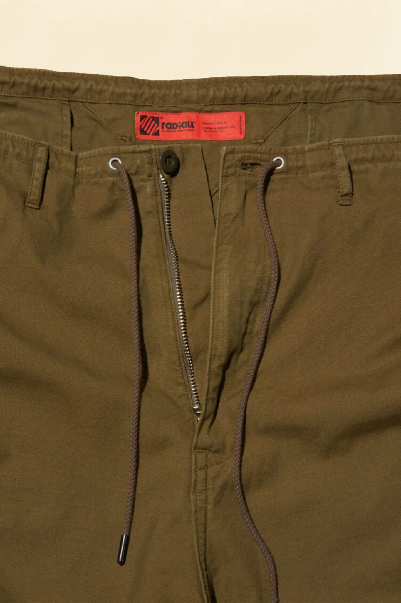 Radiall Clan Wide Fit Cargo Pants - Khaki