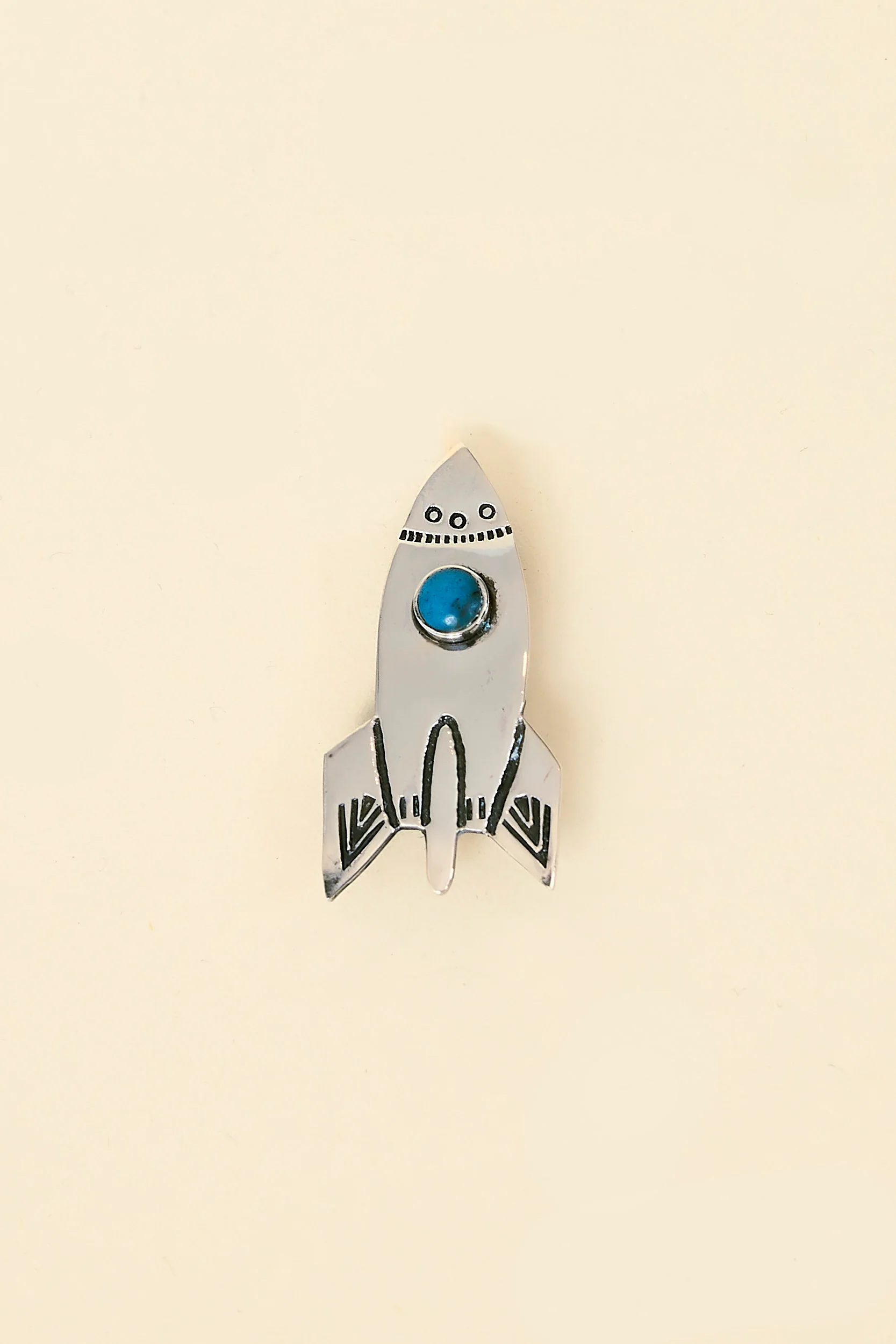 Munqa Rocket Pin - Turquoise