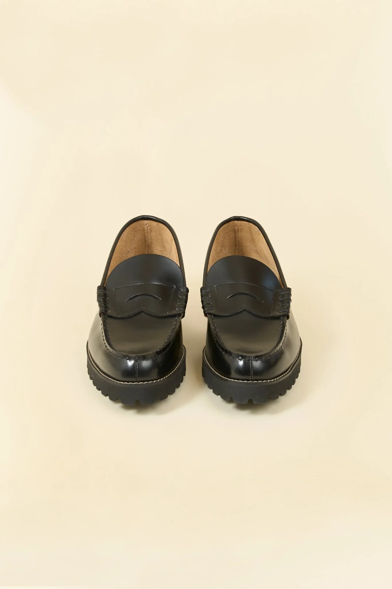 Kenford Shoes Tank Sole Loafer - Black
