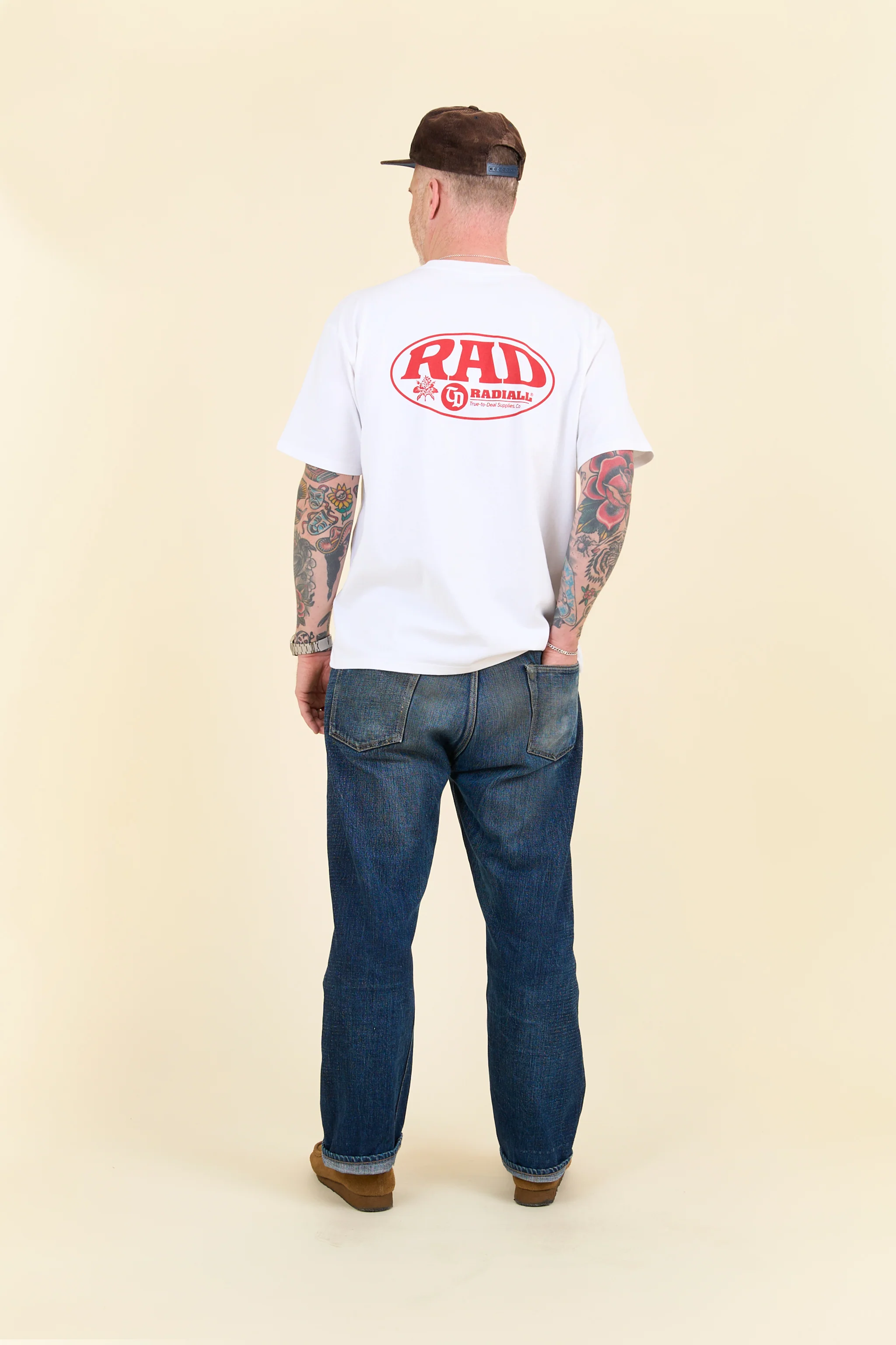 Radiall Label Crew Neck T-Shirt - White