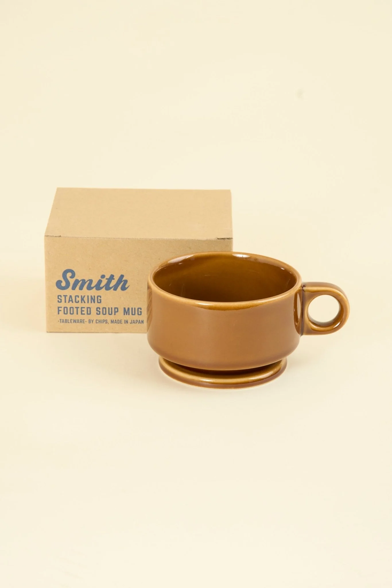 CHIPS Inc. Smith Stacking Soup Mug - Brown