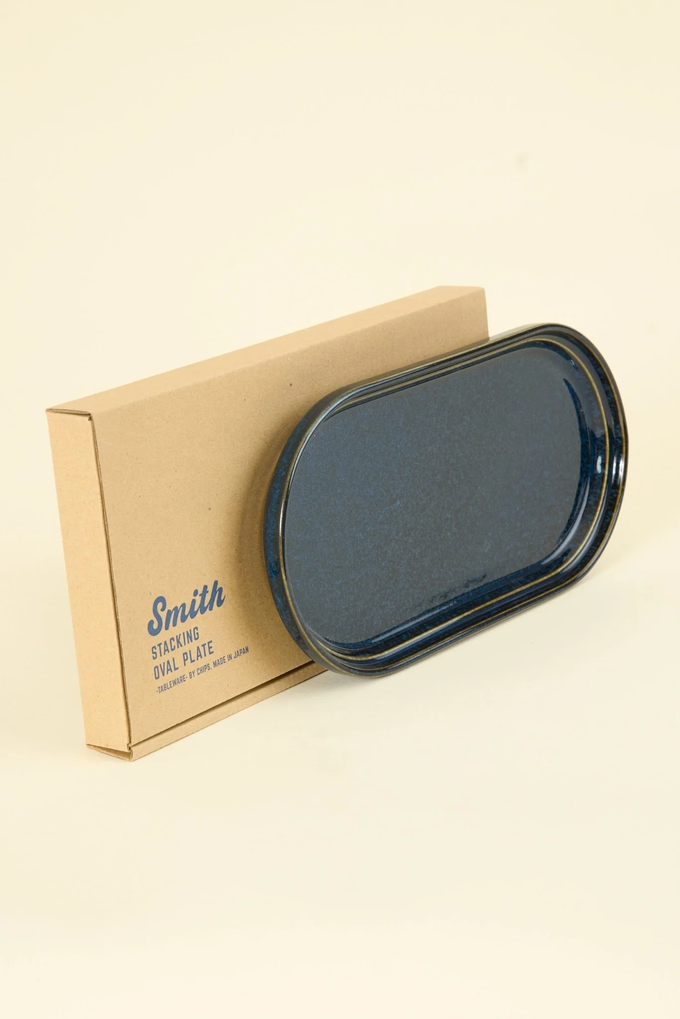 CHIPS Inc. Smith Stacking Oval Plate - Navy