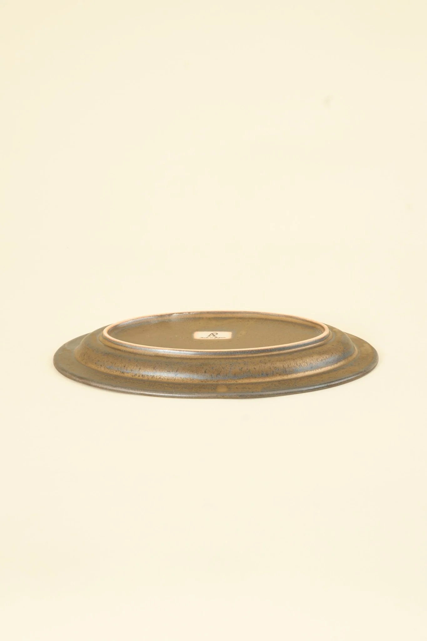CHIPS Inc. Ancient Pottery Oval Plate - Brass