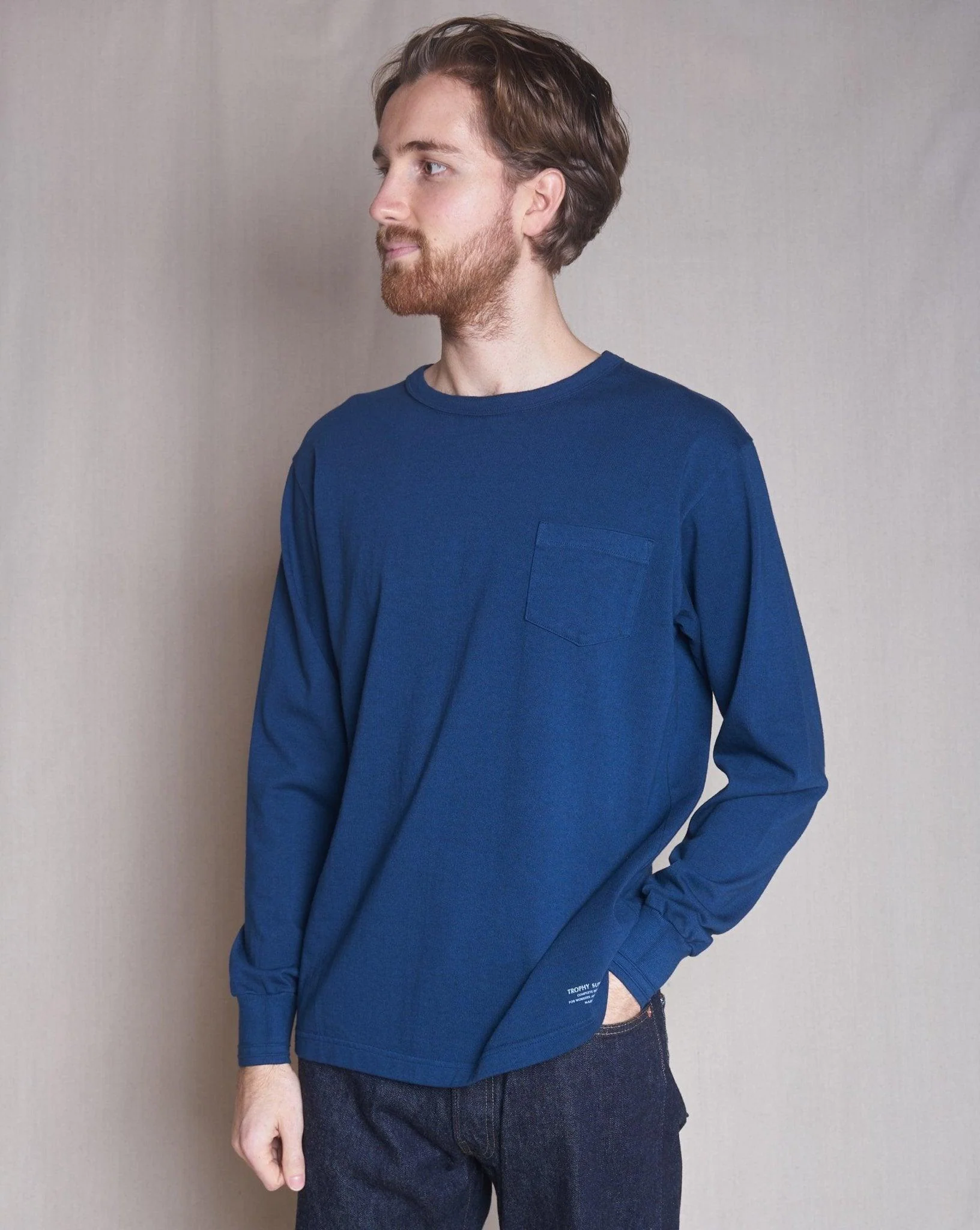 Trophy Clothing OD Sportswear Pocket Tee - Indigo