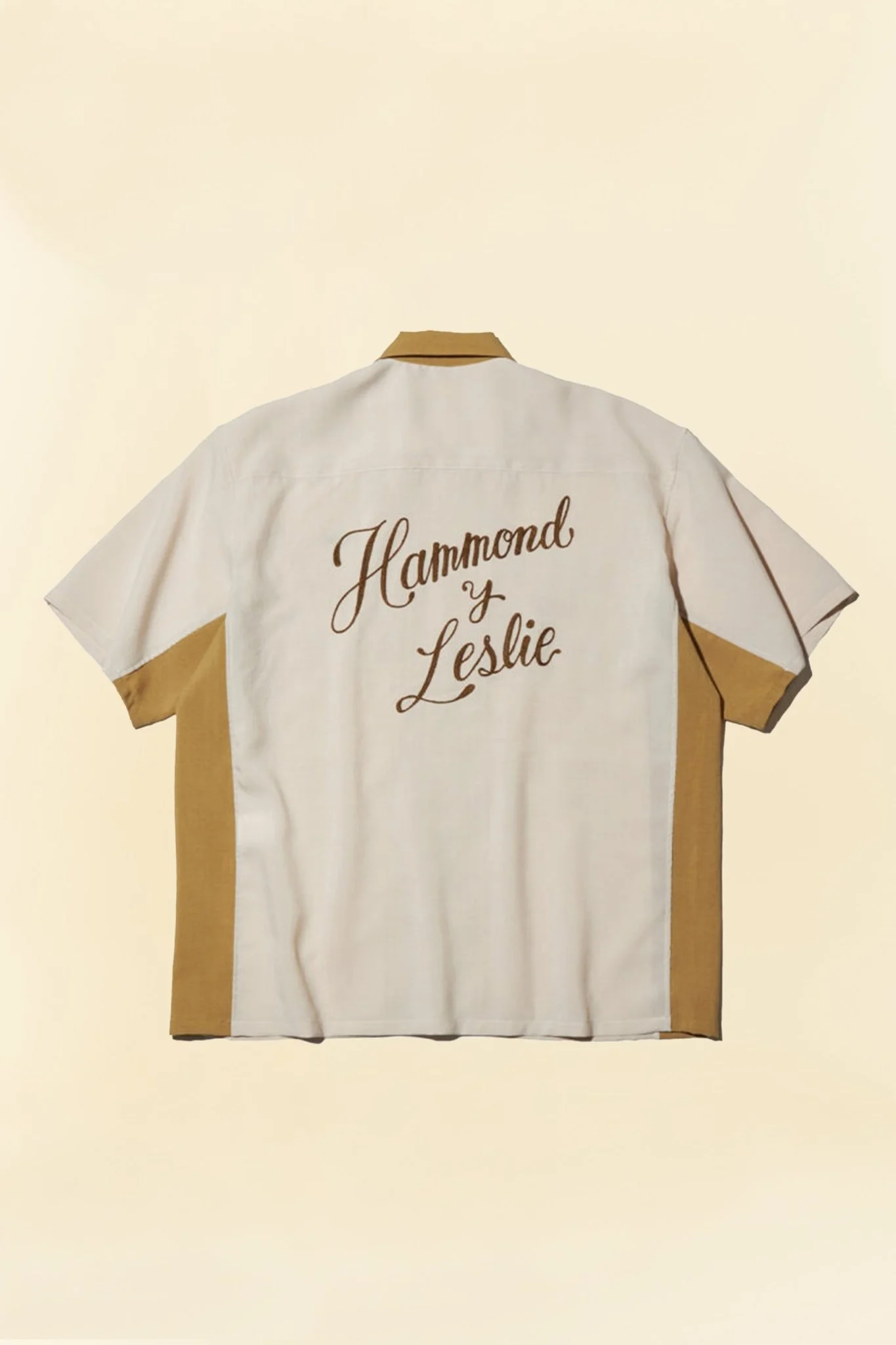 Radiall Hammond S/S Open Collared Shirt - Root Beer