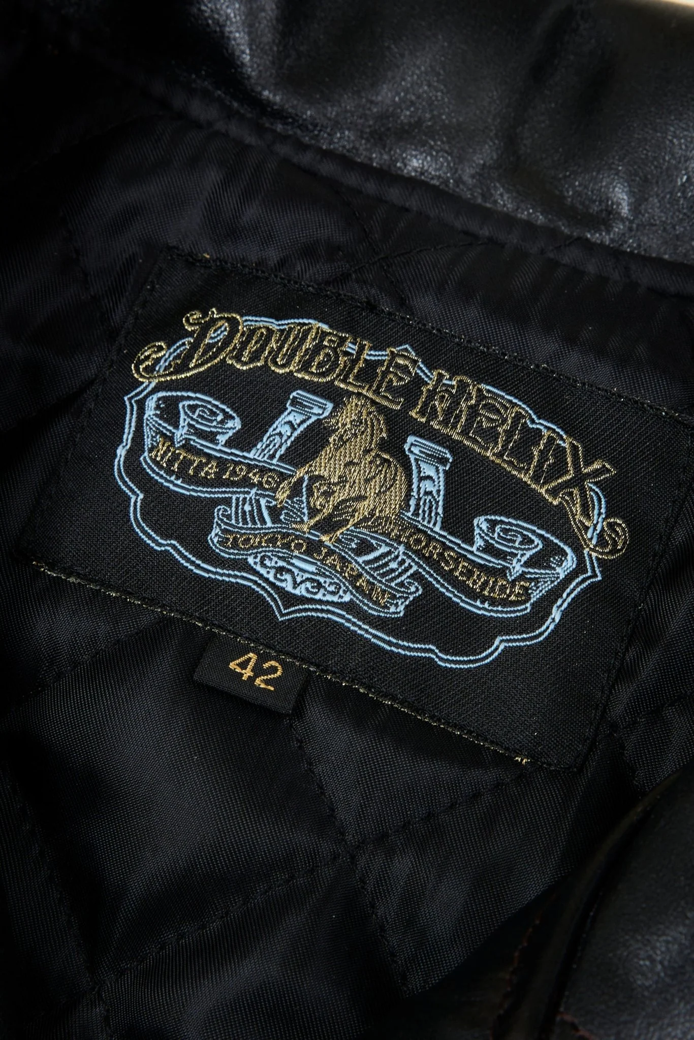 Double Helix 'Innovator' Horsehide Leather Jacket - Black