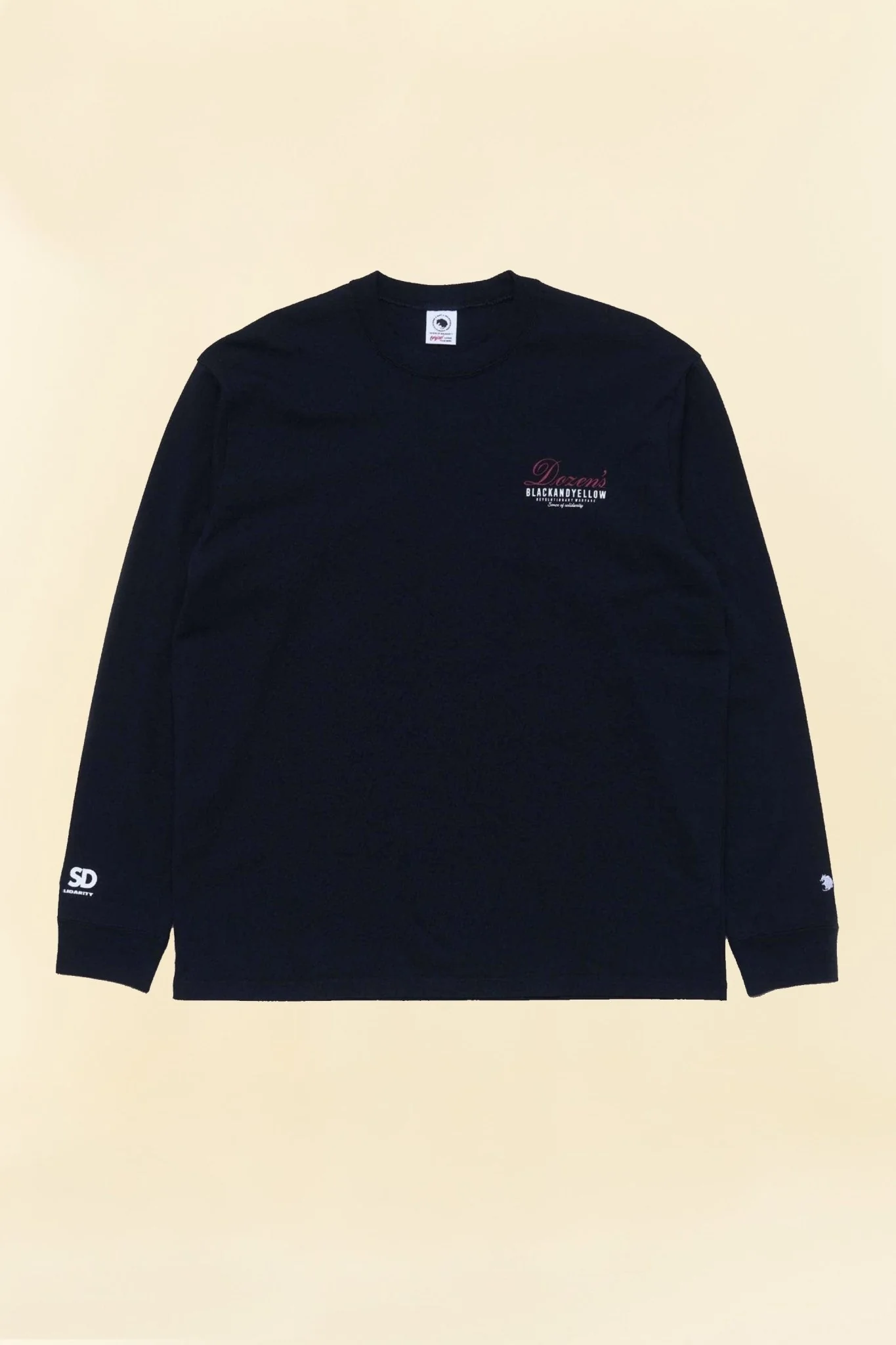 Rats Script Dozens L/S - Black