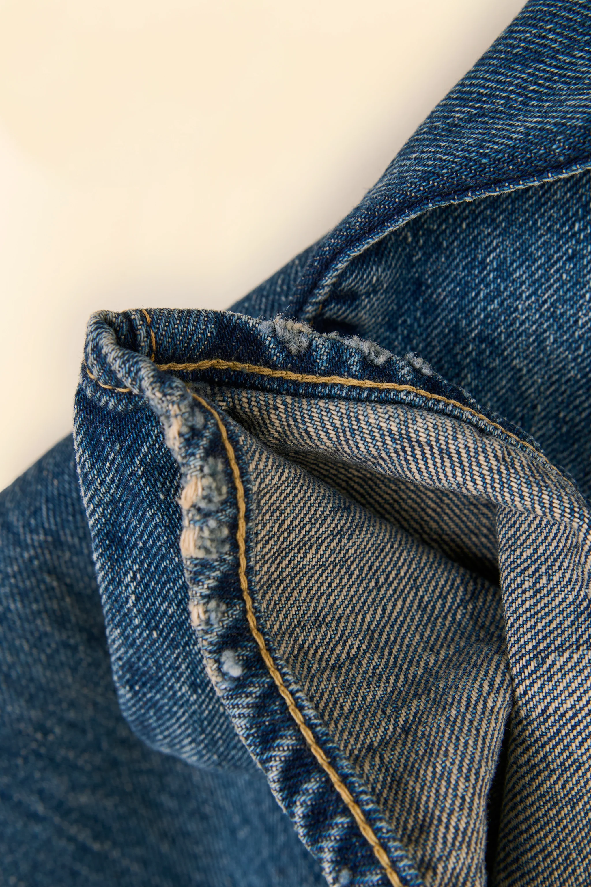 Godspeed 1950uv - 13oz Vintage Wash Wide Straight Selvedge Denim