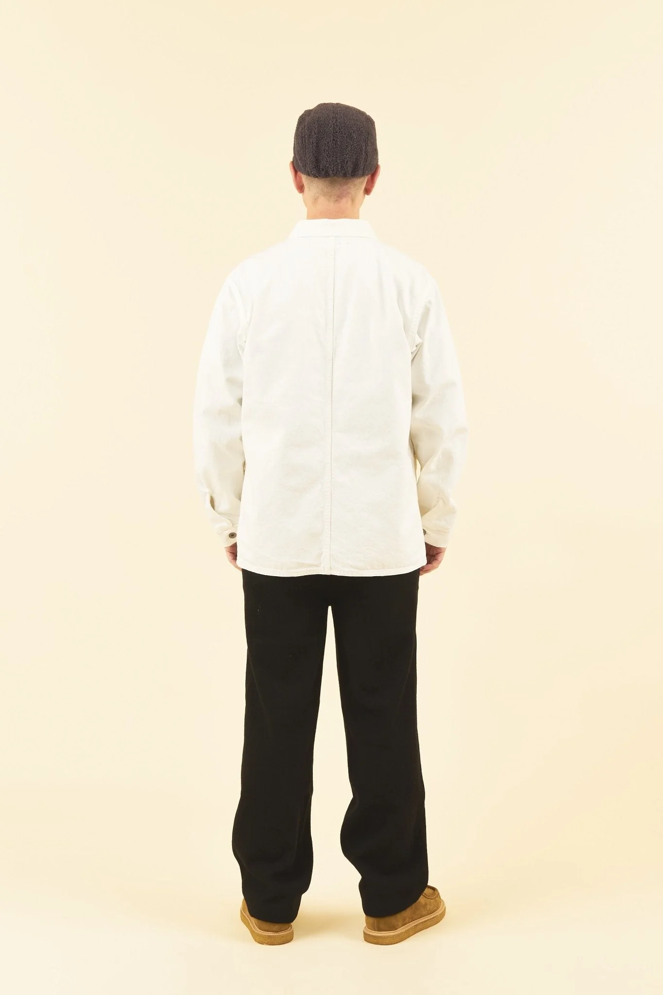 Rats 12oz Washed Denim Coverall - White