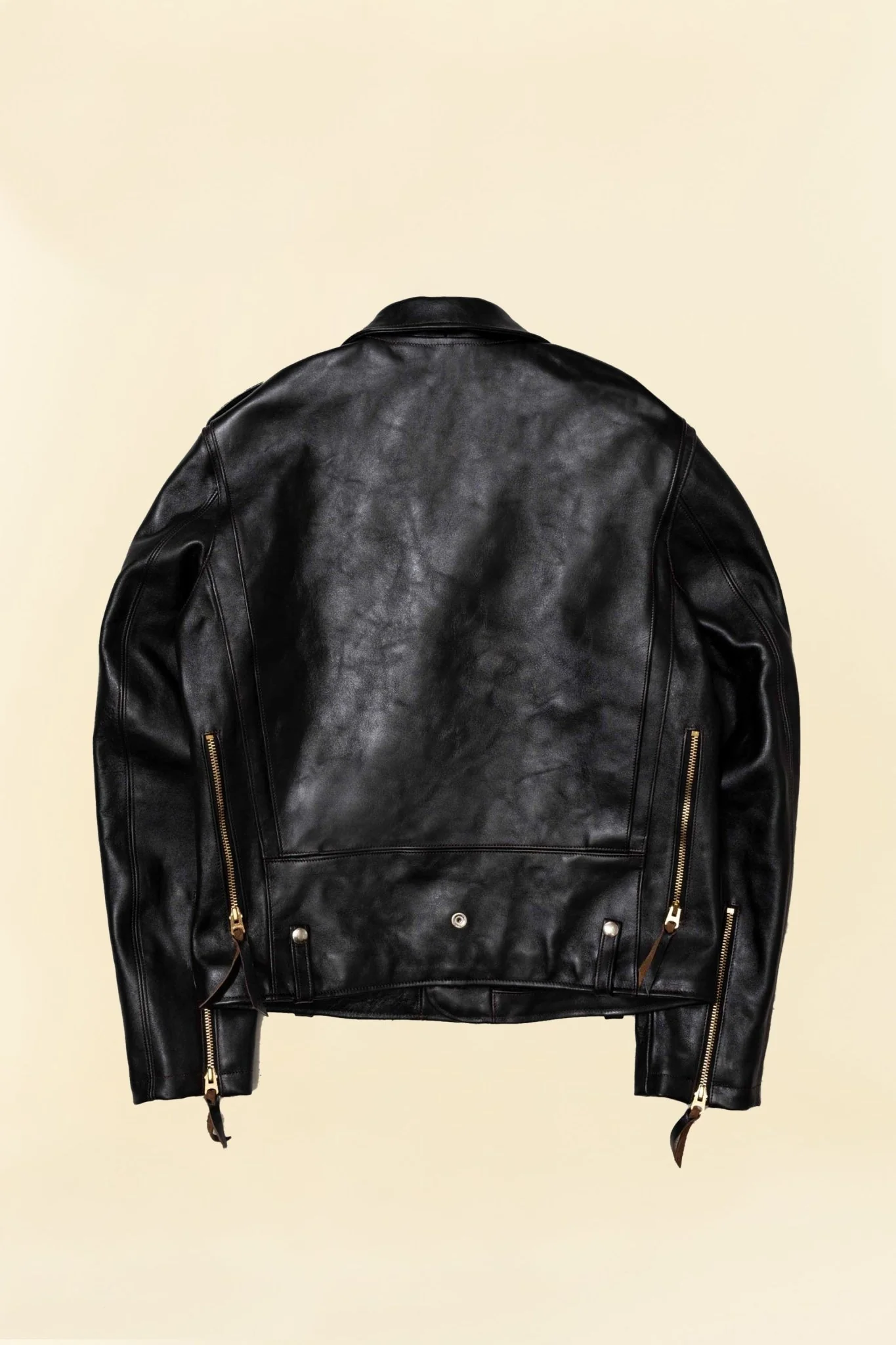 Double Helix 'Innovator' Horsehide Leather Jacket - Black