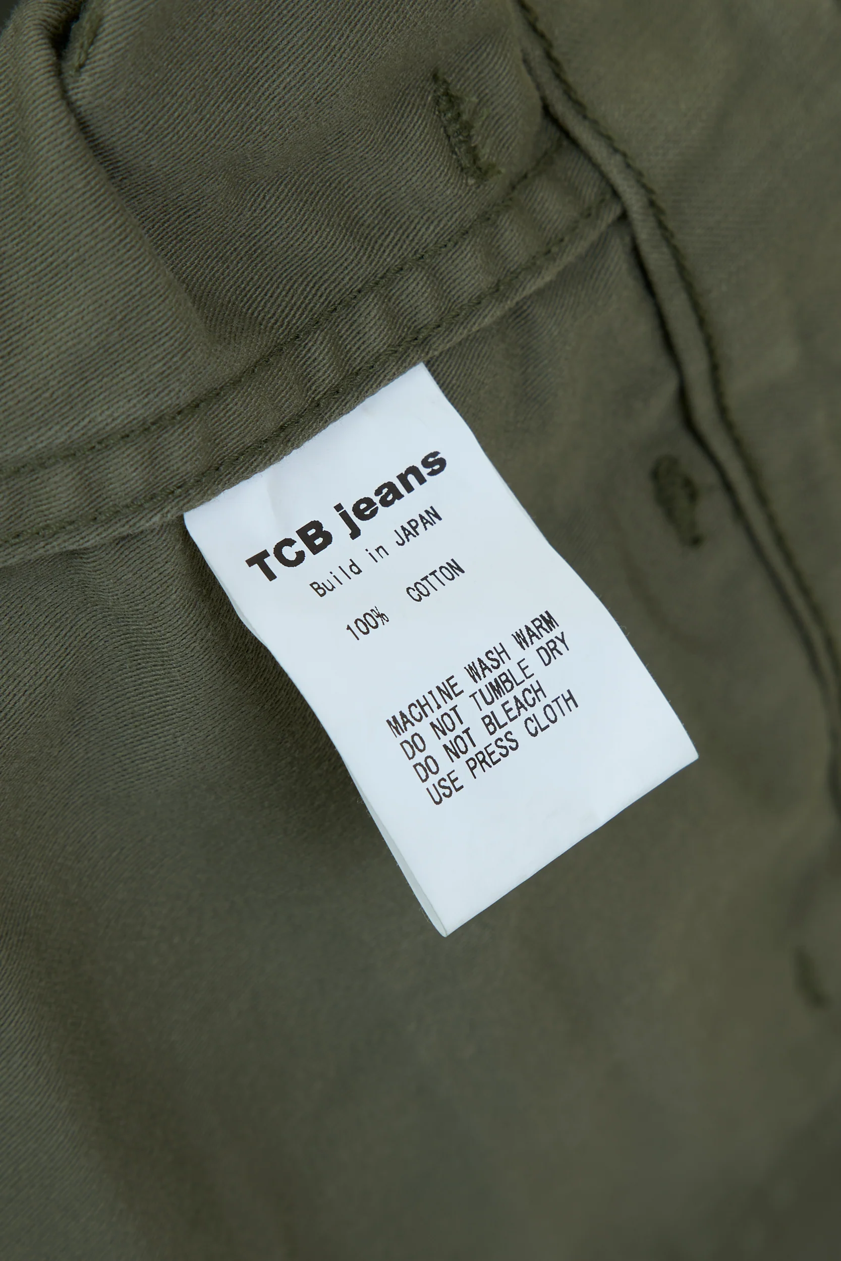 TCB Jeans 50's Baker Pants - Olive
