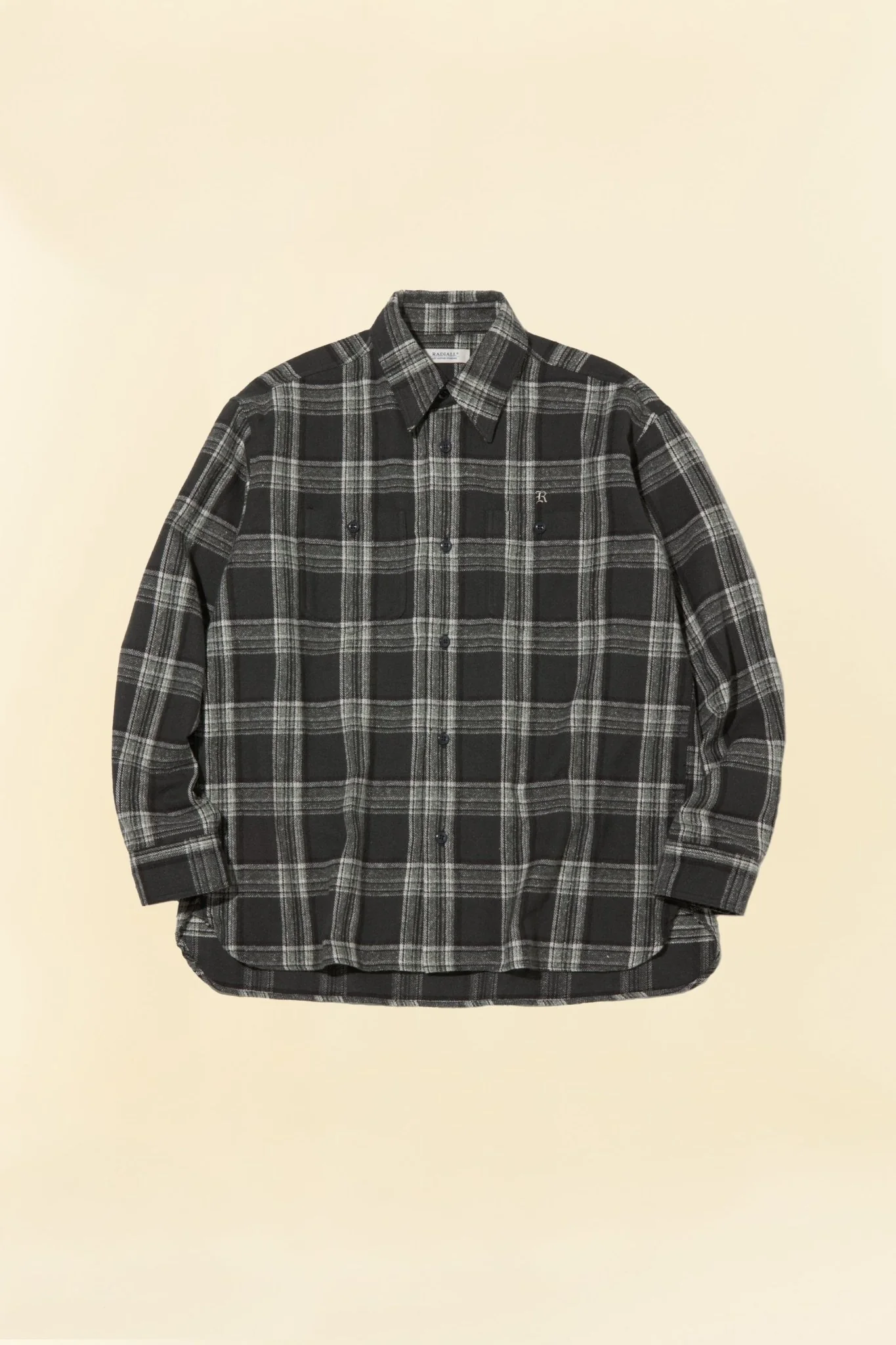 Radiall Lo-N-Slo CPO Shirt - Ink Black